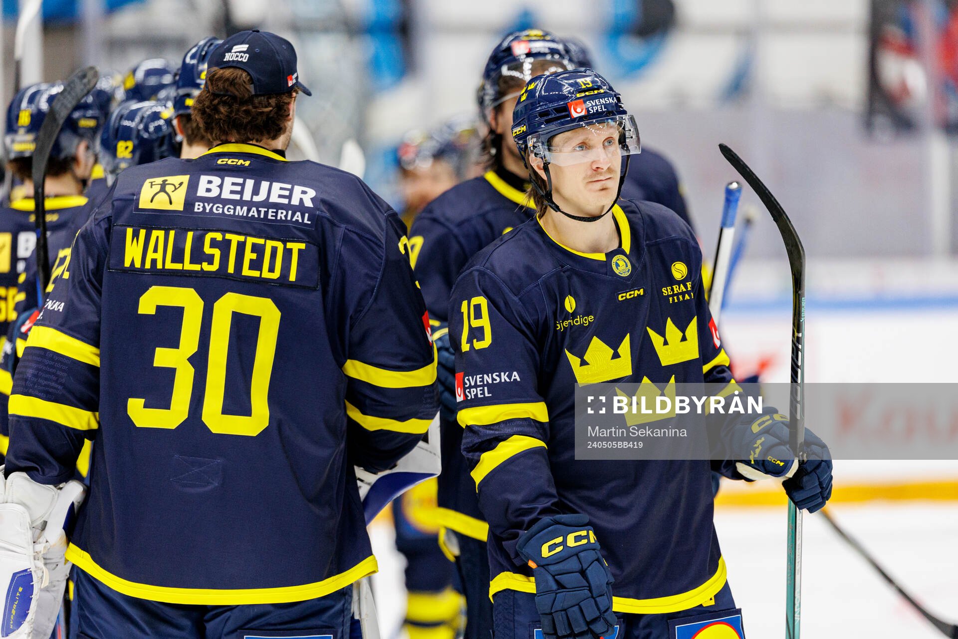 Marcus Sörensen of Sweden looks dejected