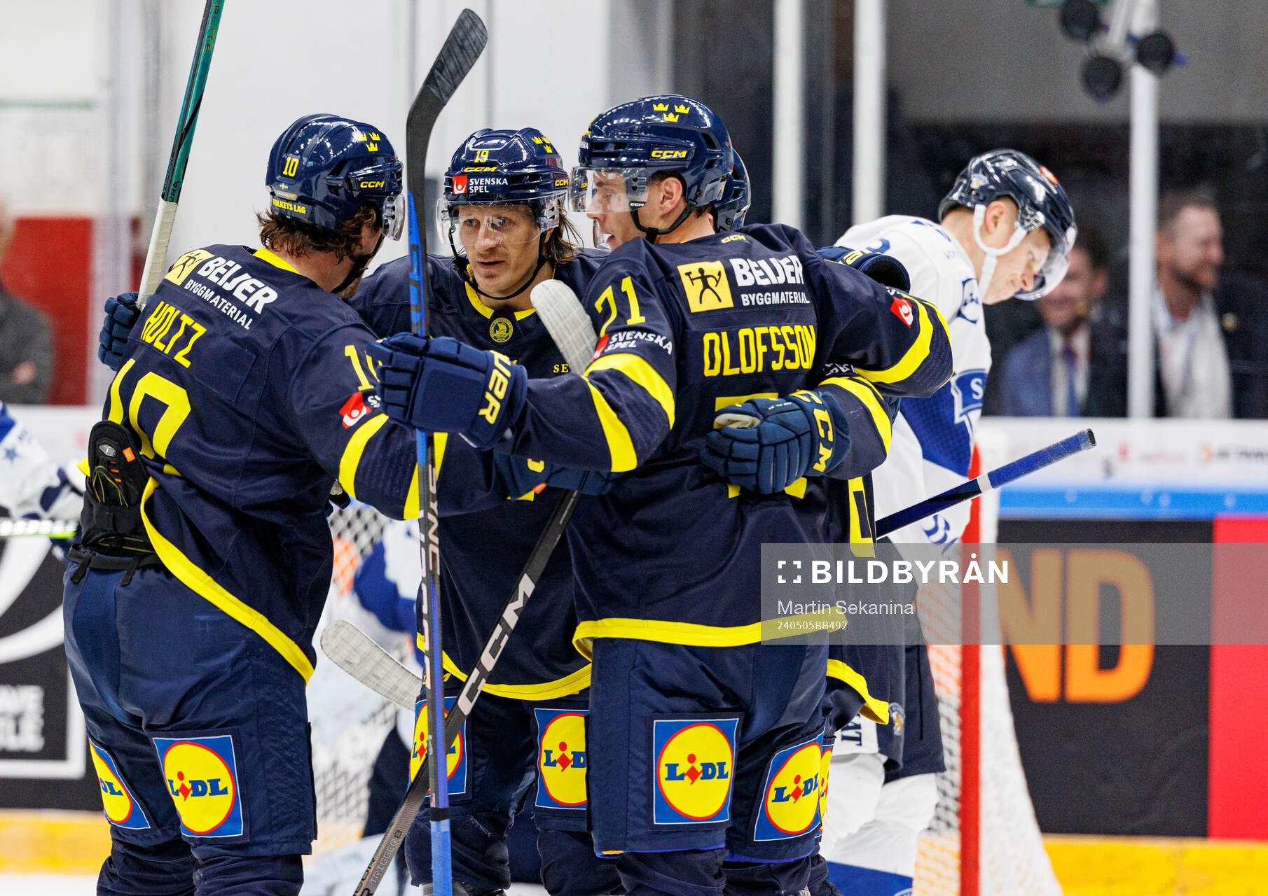 Alexander Holtz, Marcus Sörensen and Christoffer Ehn of