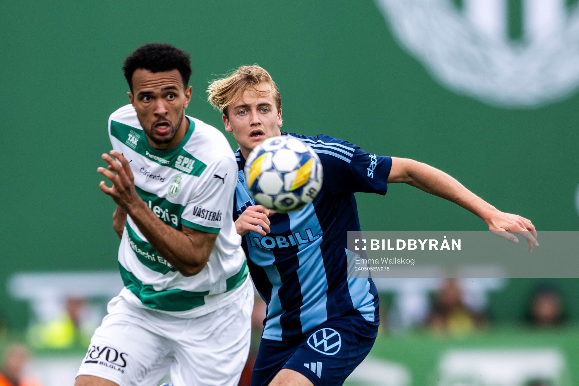 Västerås Alex Douglas och Djurgårdens Oskar Fallenius