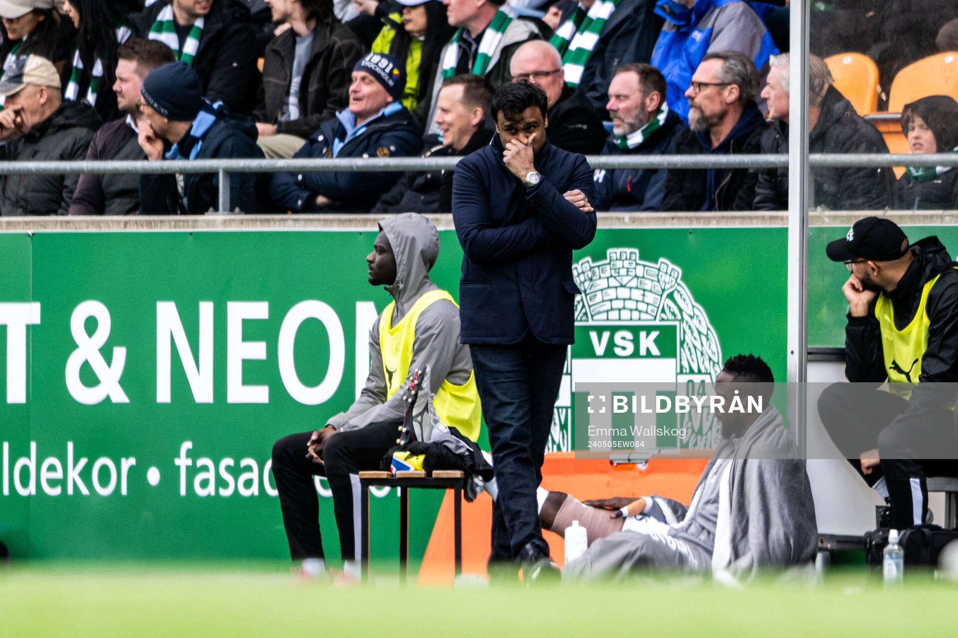 Västerås tränare Kalle Karlsson deppar