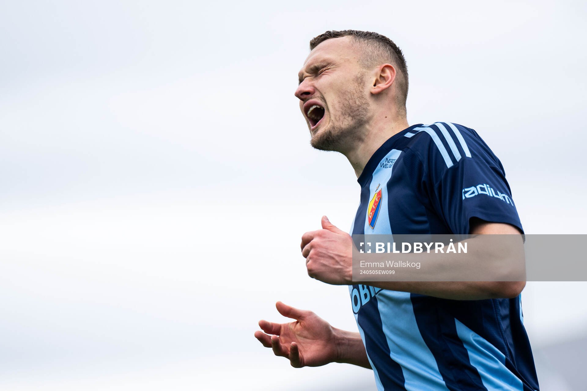 Djurgårdens Piotr Johansson deppar