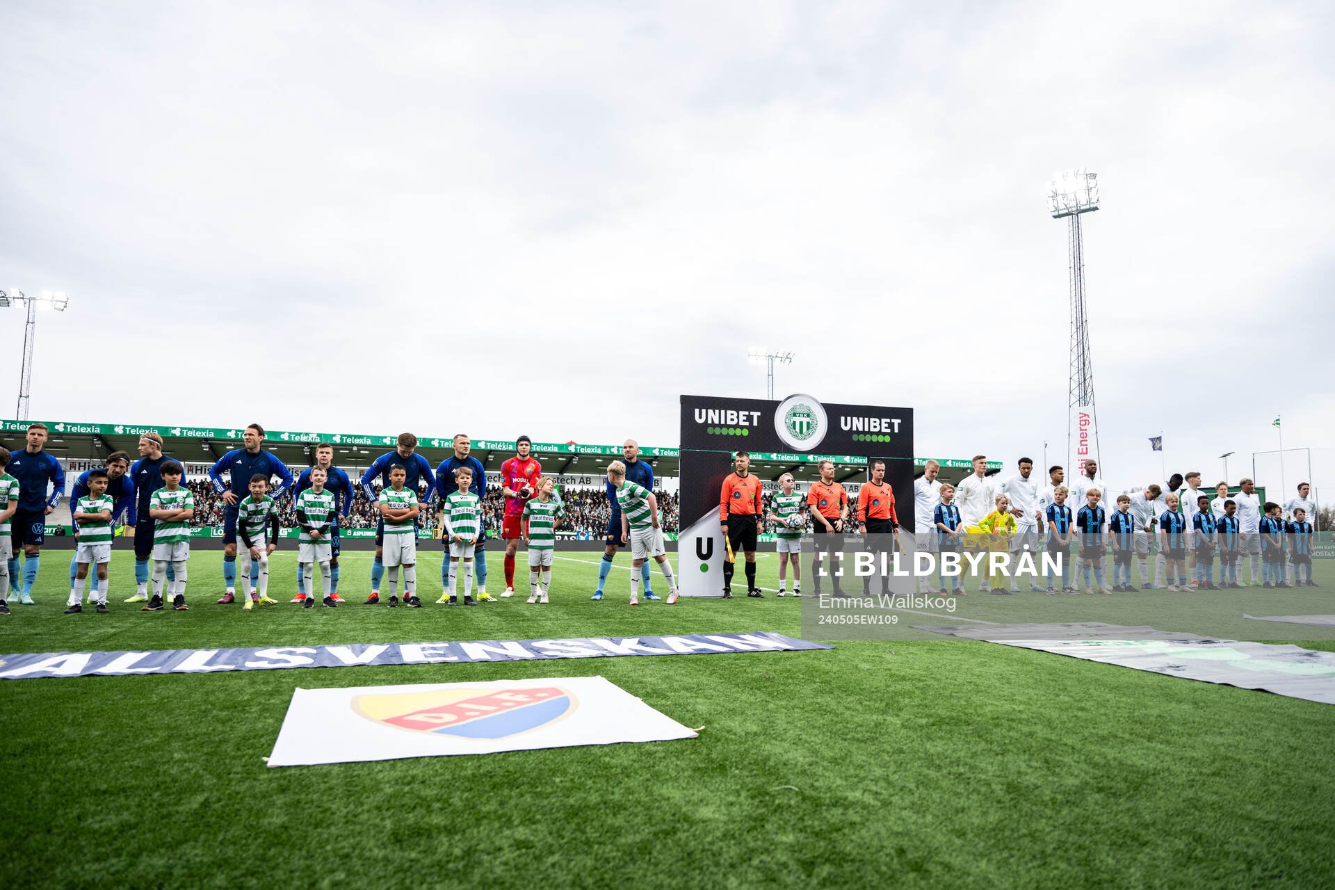 Djurgårdens och Västerås spelare
