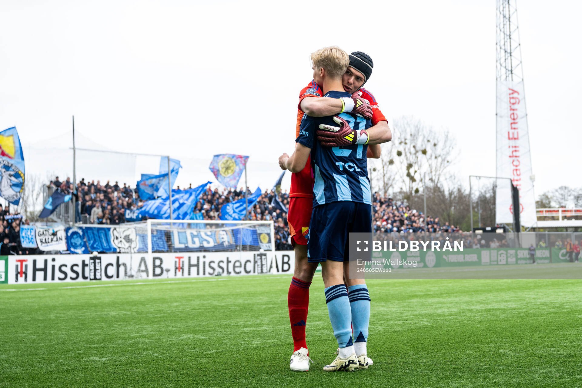 Djurgårdens målvakt Jacob Widell Zetterström och Lucas