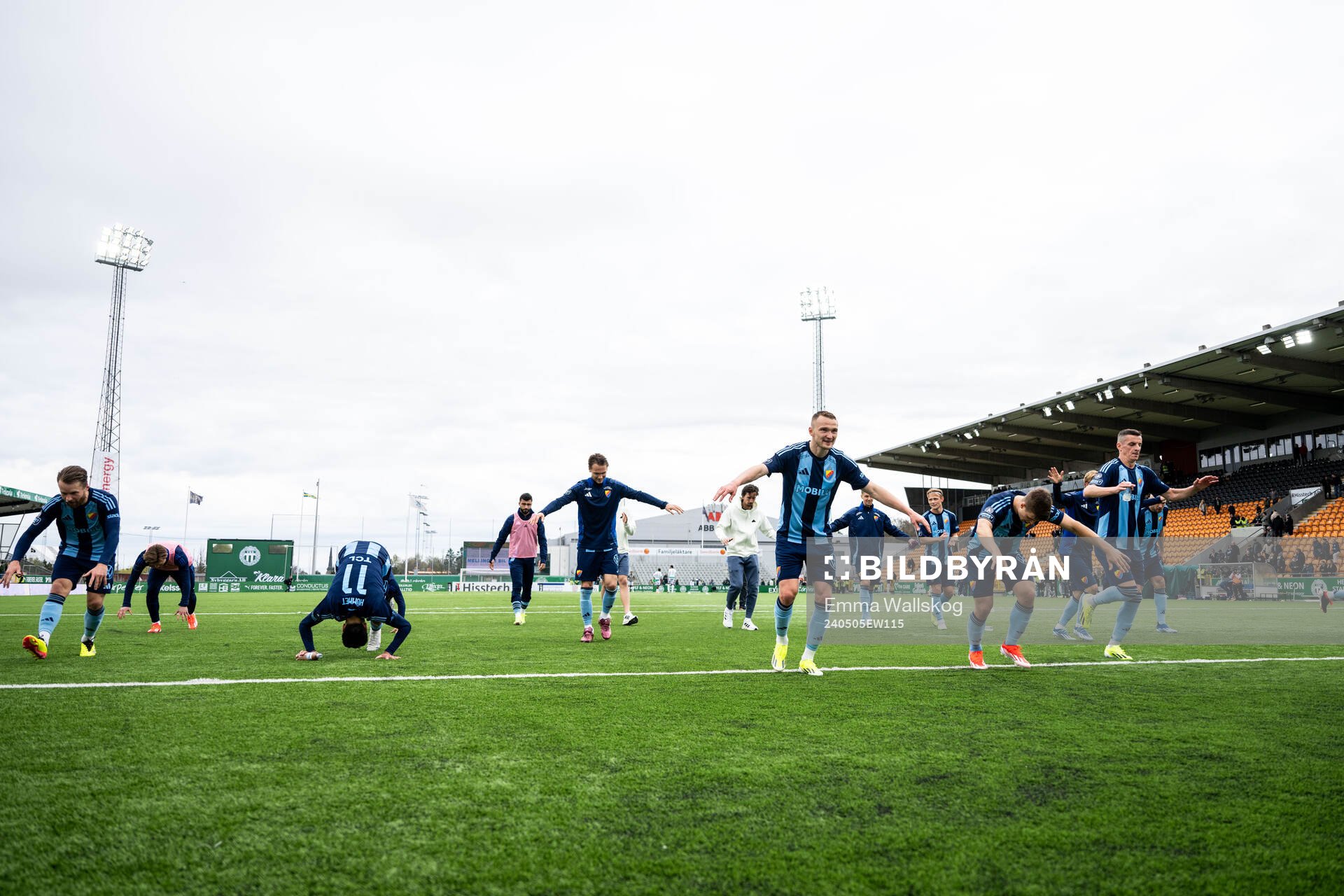 Djurgårdens spelare jublar