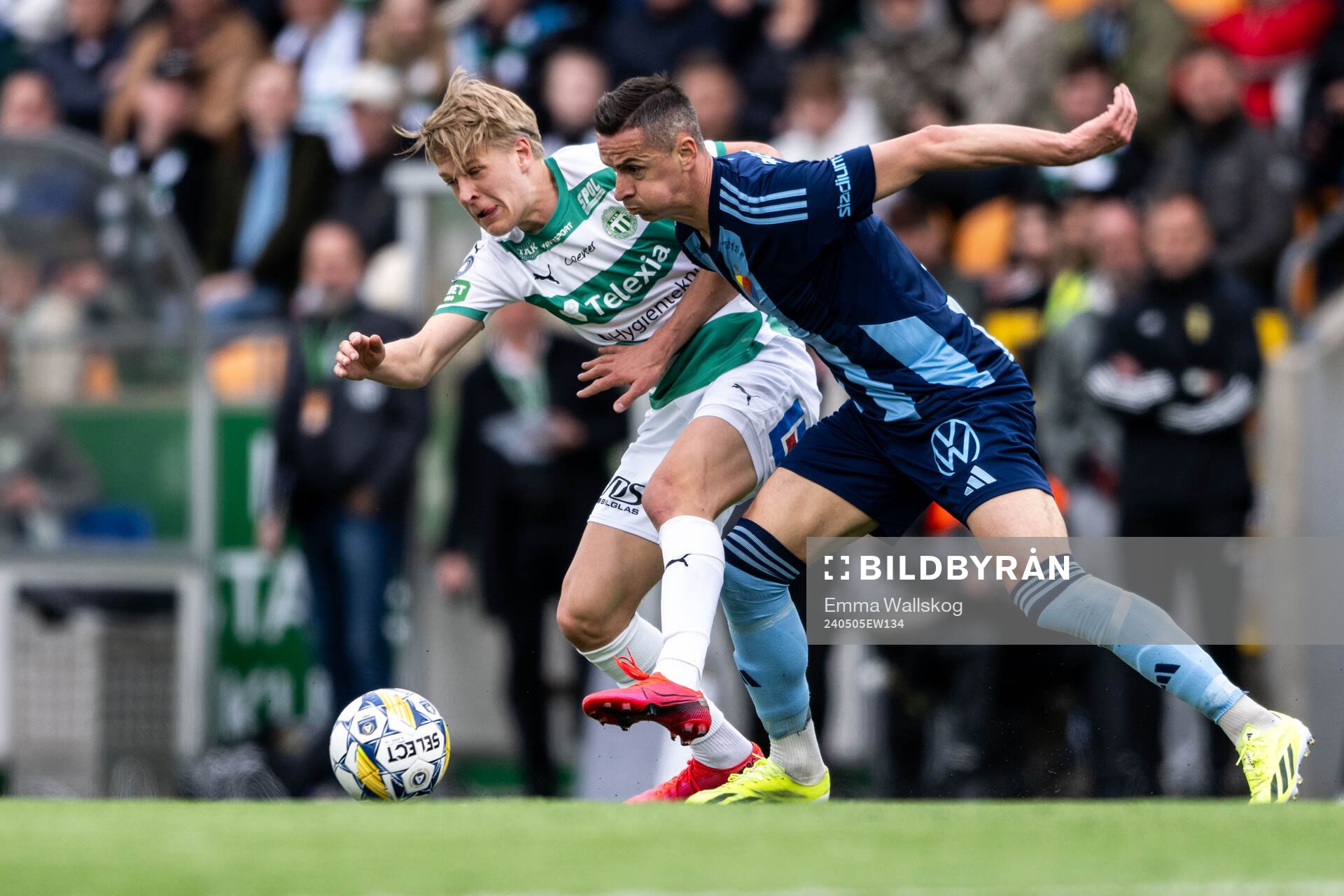 Västerås Marcus Linday och Djurgårdens Haris Radetinac