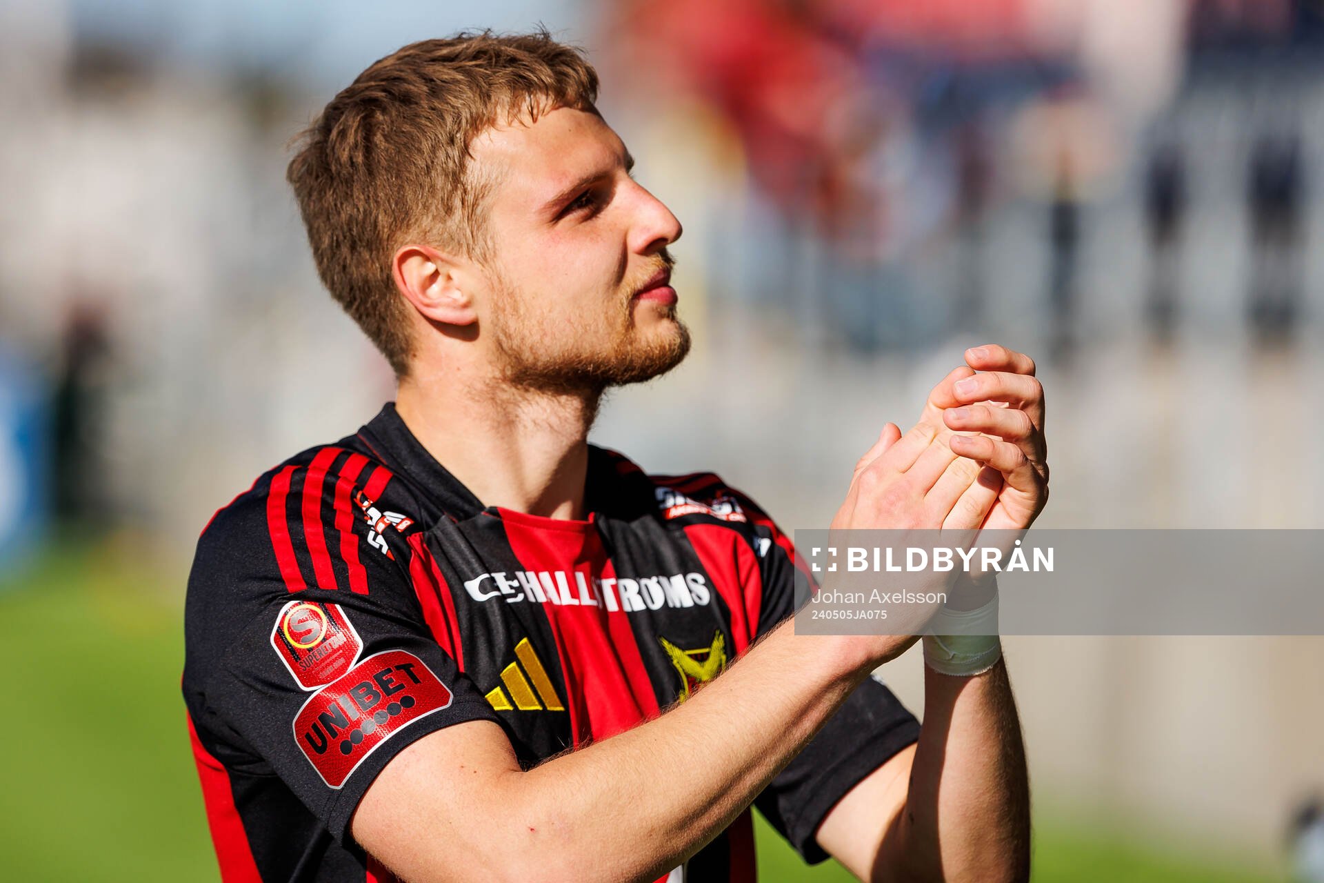 Östersunds Mykola Musolitin deppar