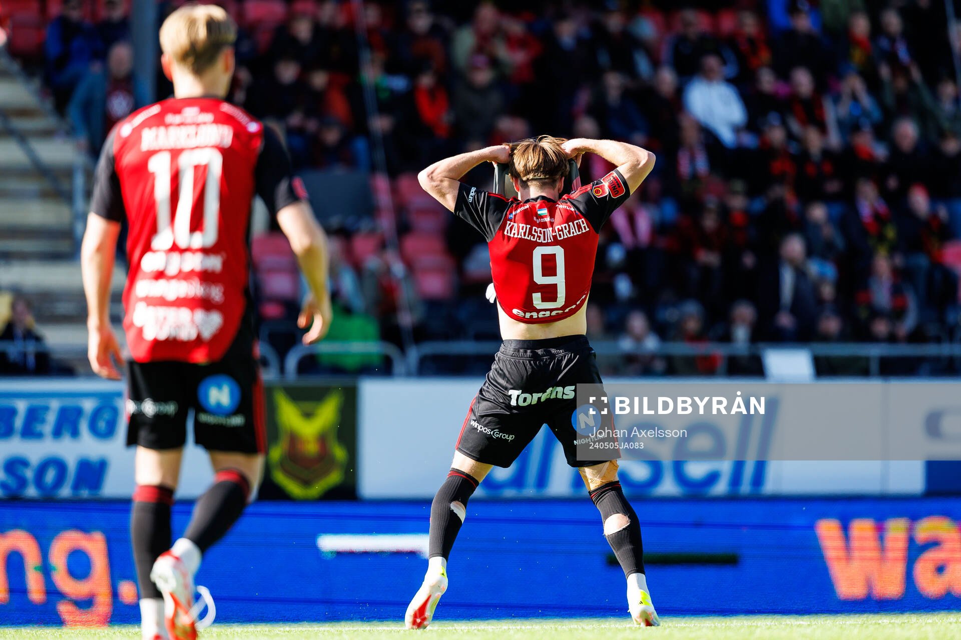 Östersunds Sebastian Karlsson Grach deppar