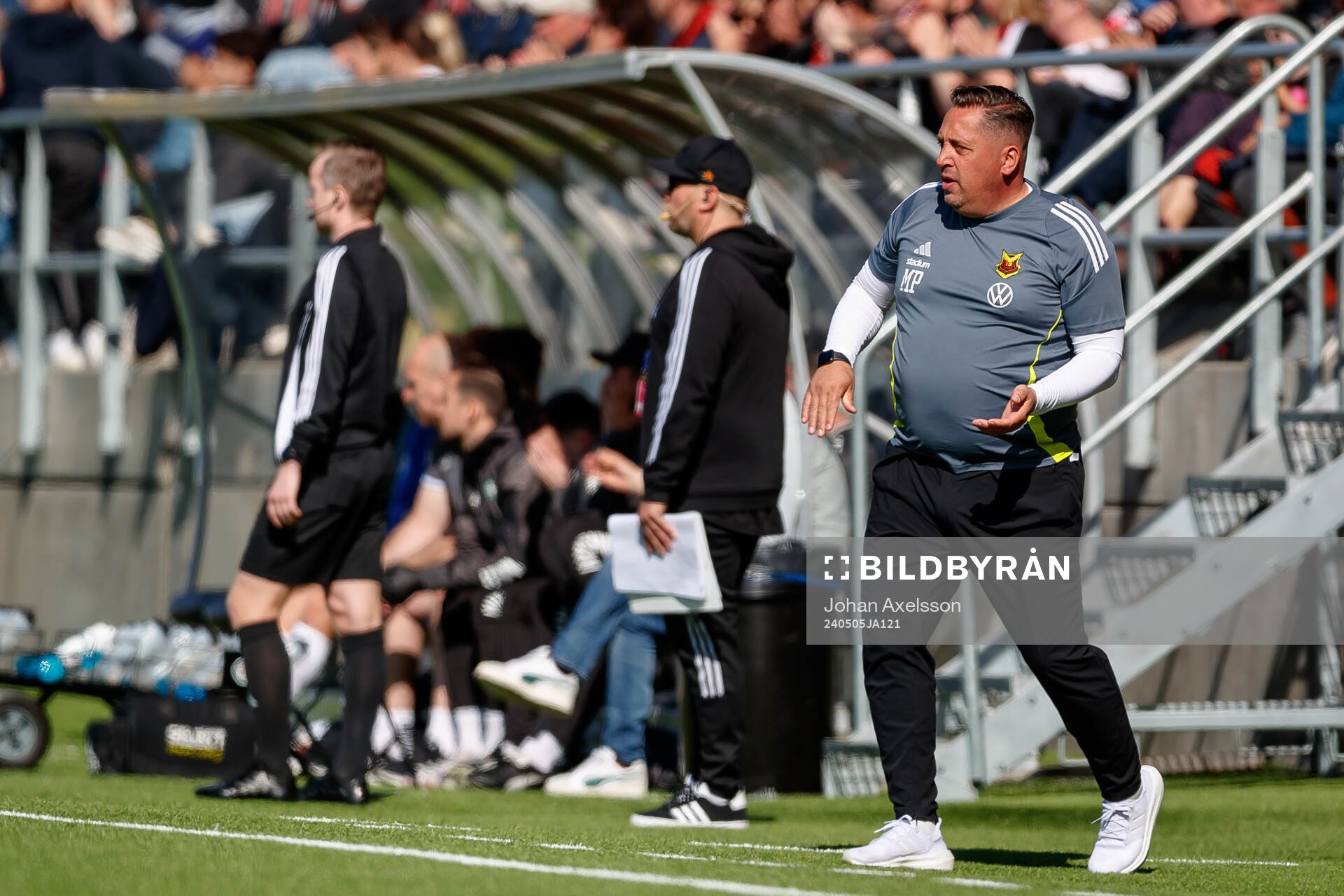 Östersunds huvudtränare Magnus Powell
