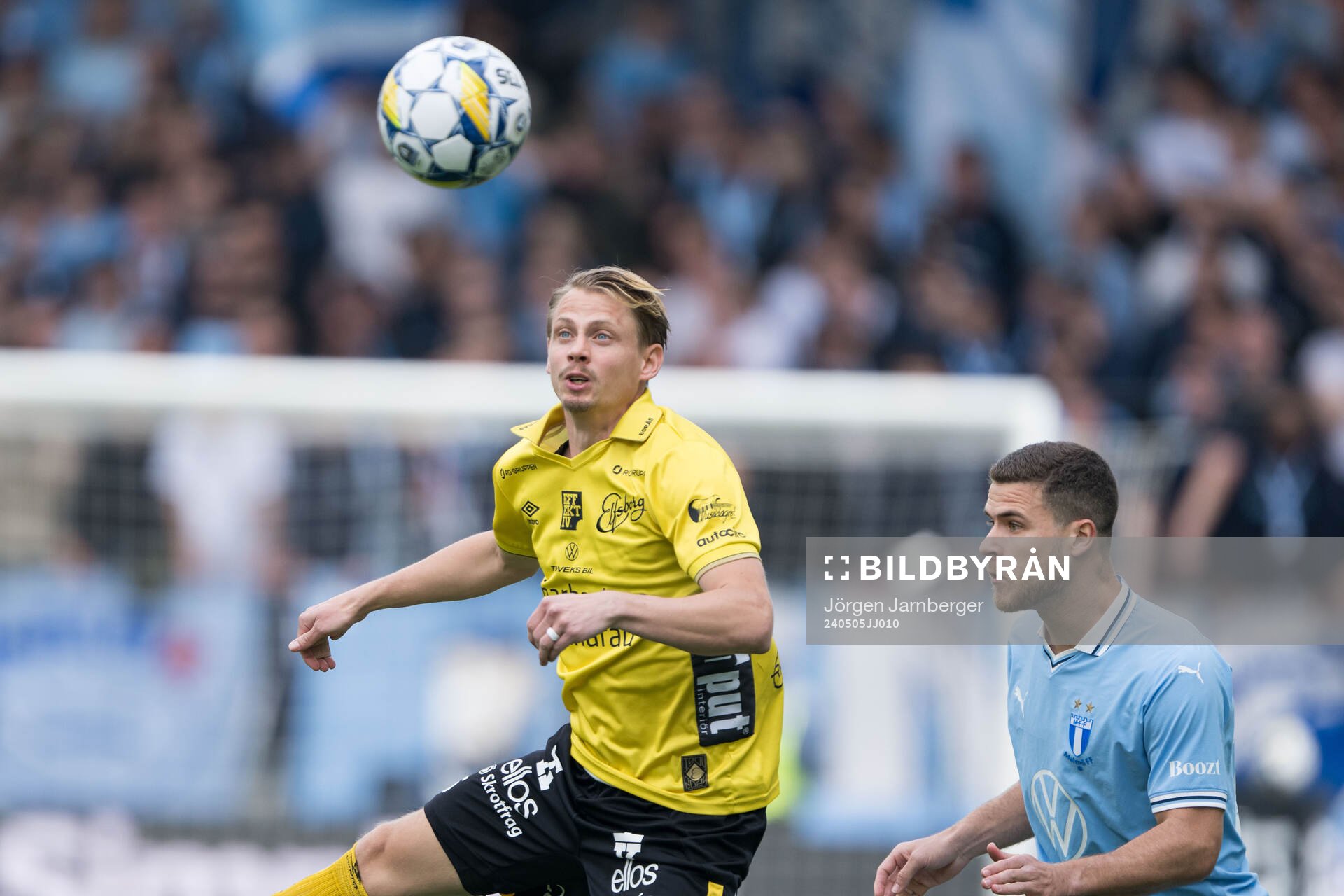 Elfsborgs Simon Hedlund och Malmö FFs Gabriel Busanello