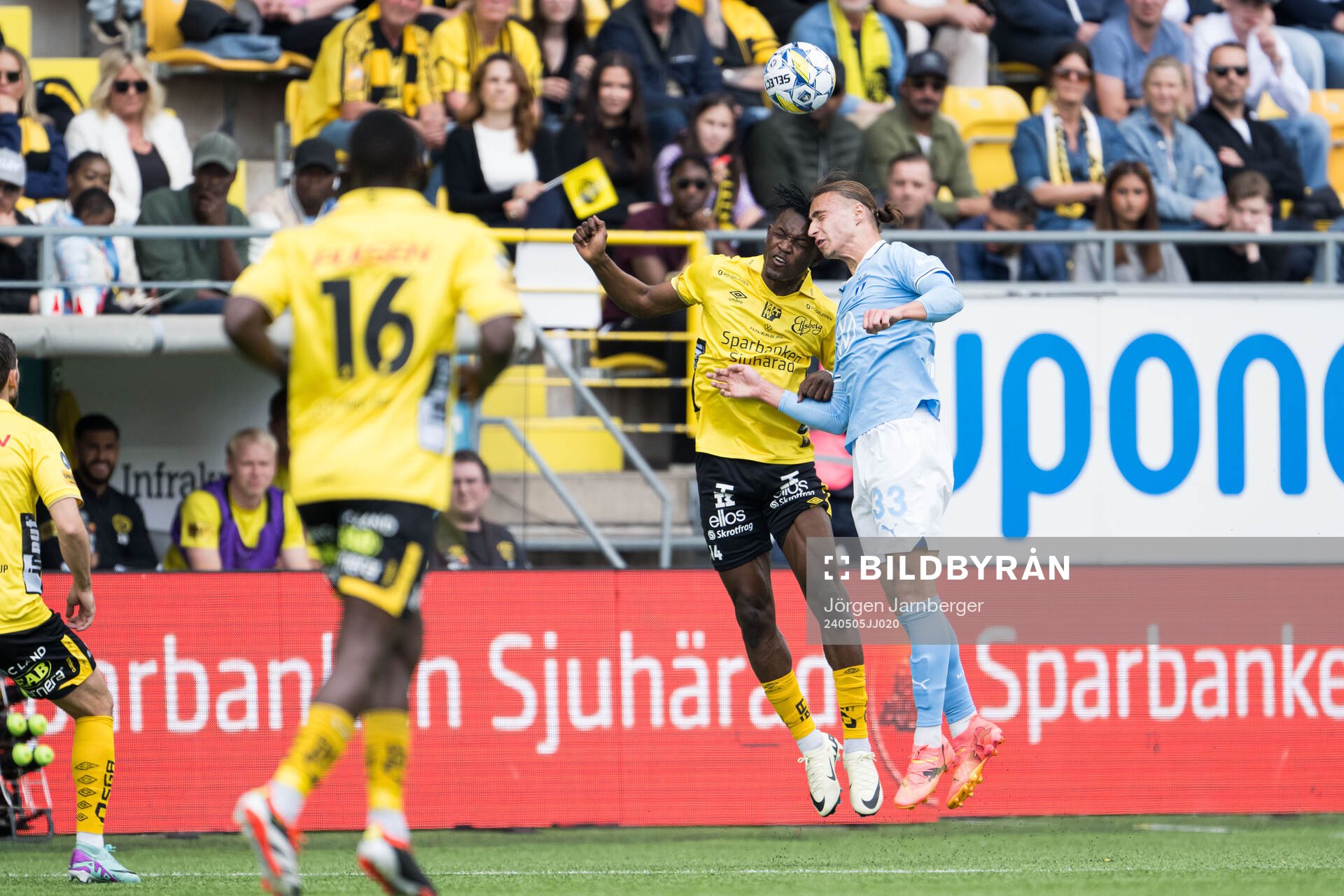 Elfsborgs Jalal Abdullai och Malmö FFs Elison Makolli