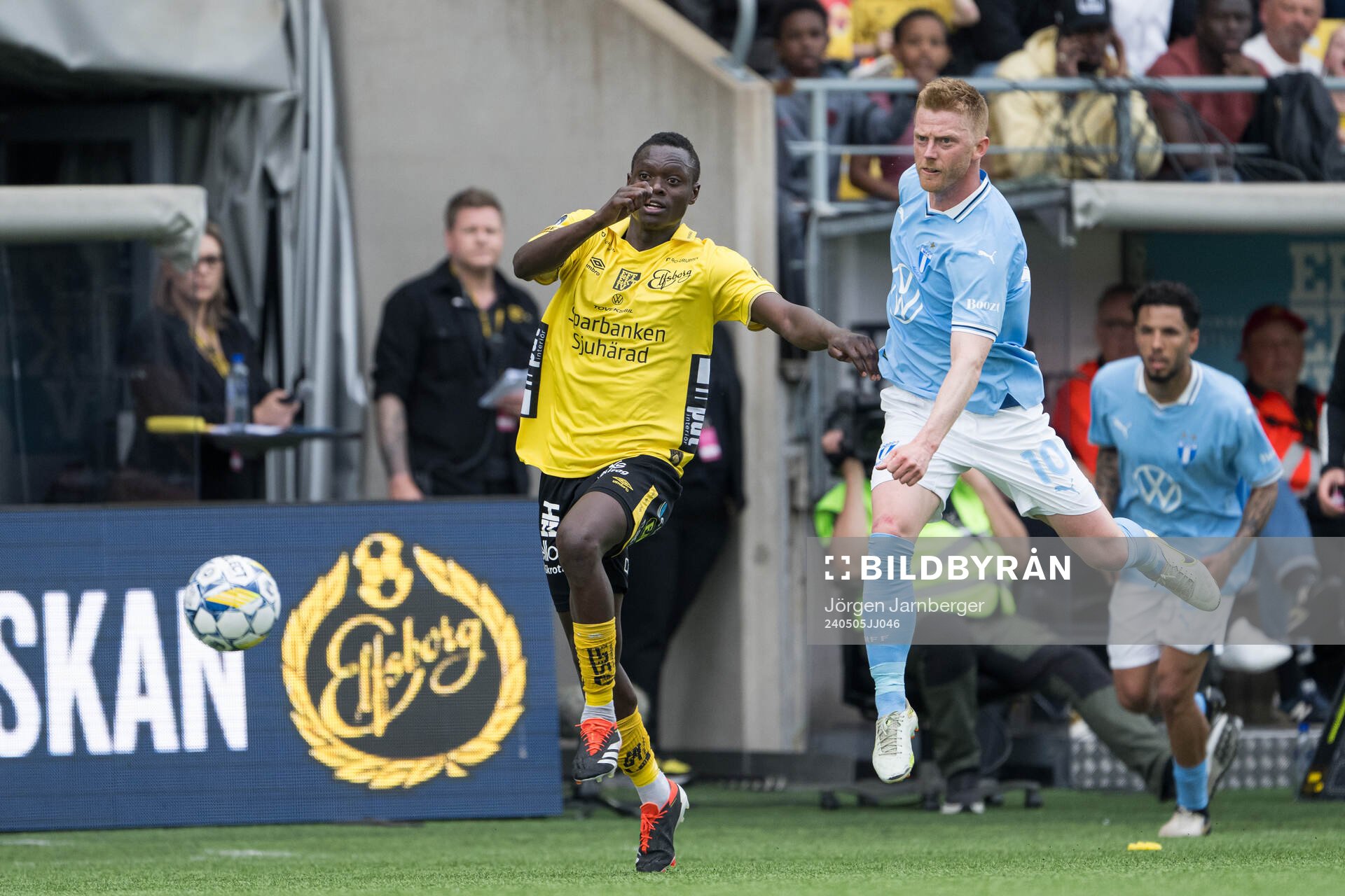 Elfsborgs Timothy Noor Ouma och Malmö FFs Anders