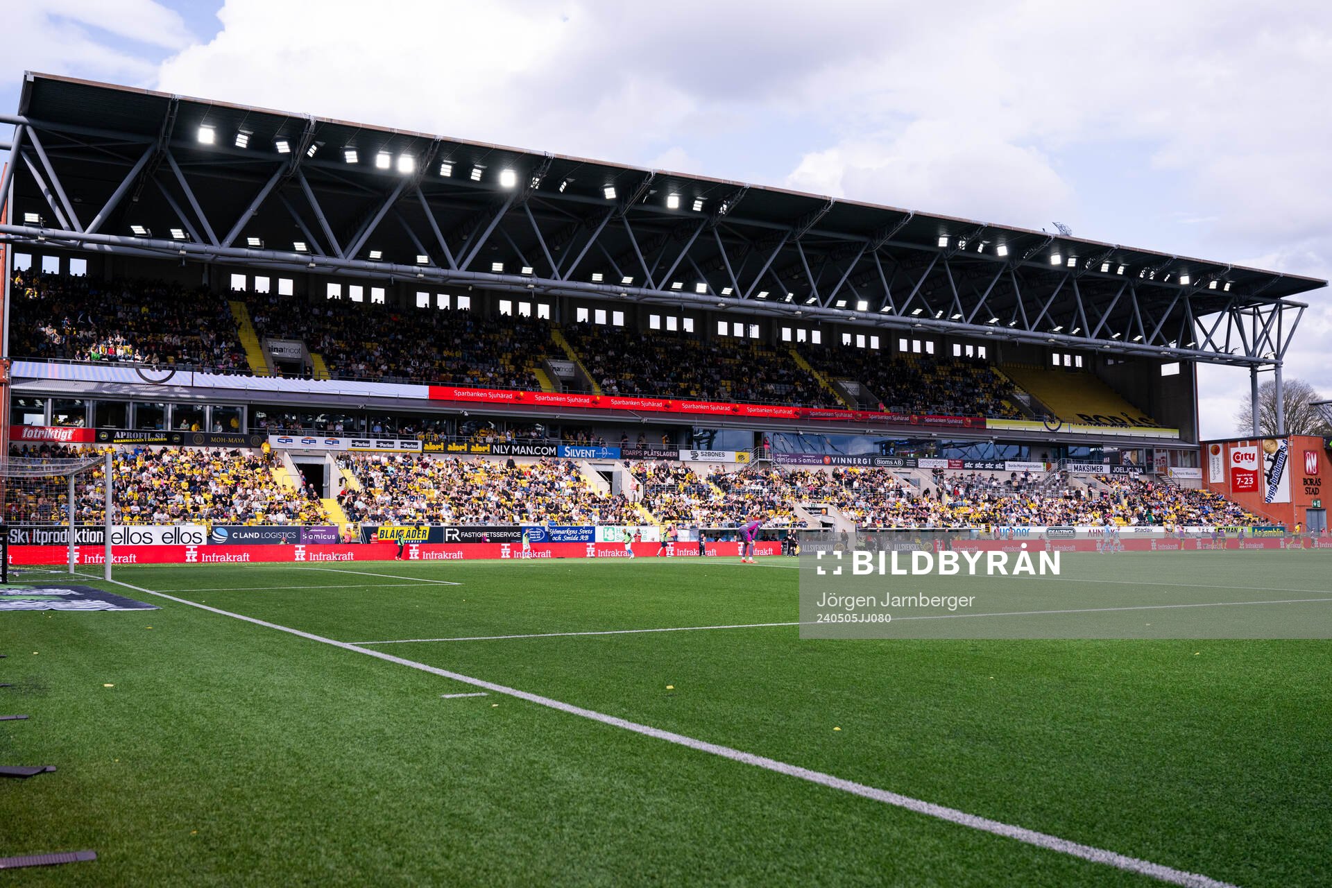 Borås arenas norra läktare