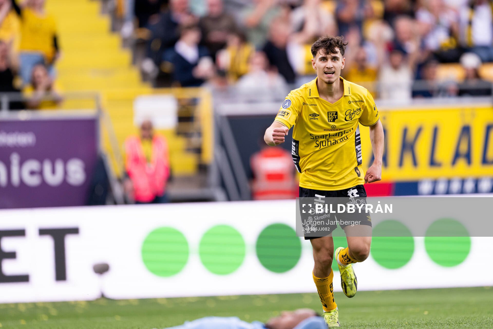 Elfsborgs Camil Jebara jublar