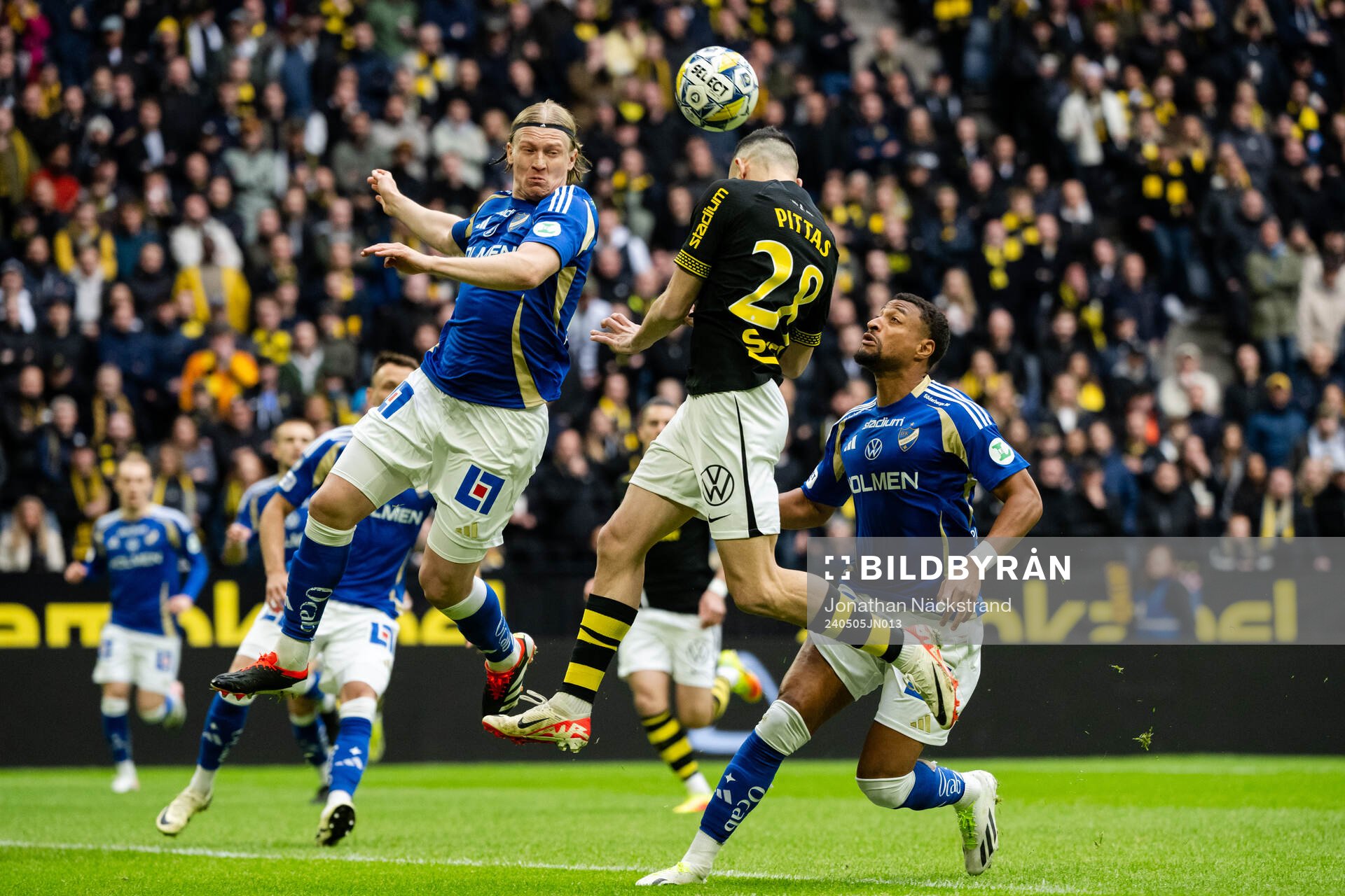 IFK Norrköpings Daniel Fritz Eid och AIKs Ioannis Pittas