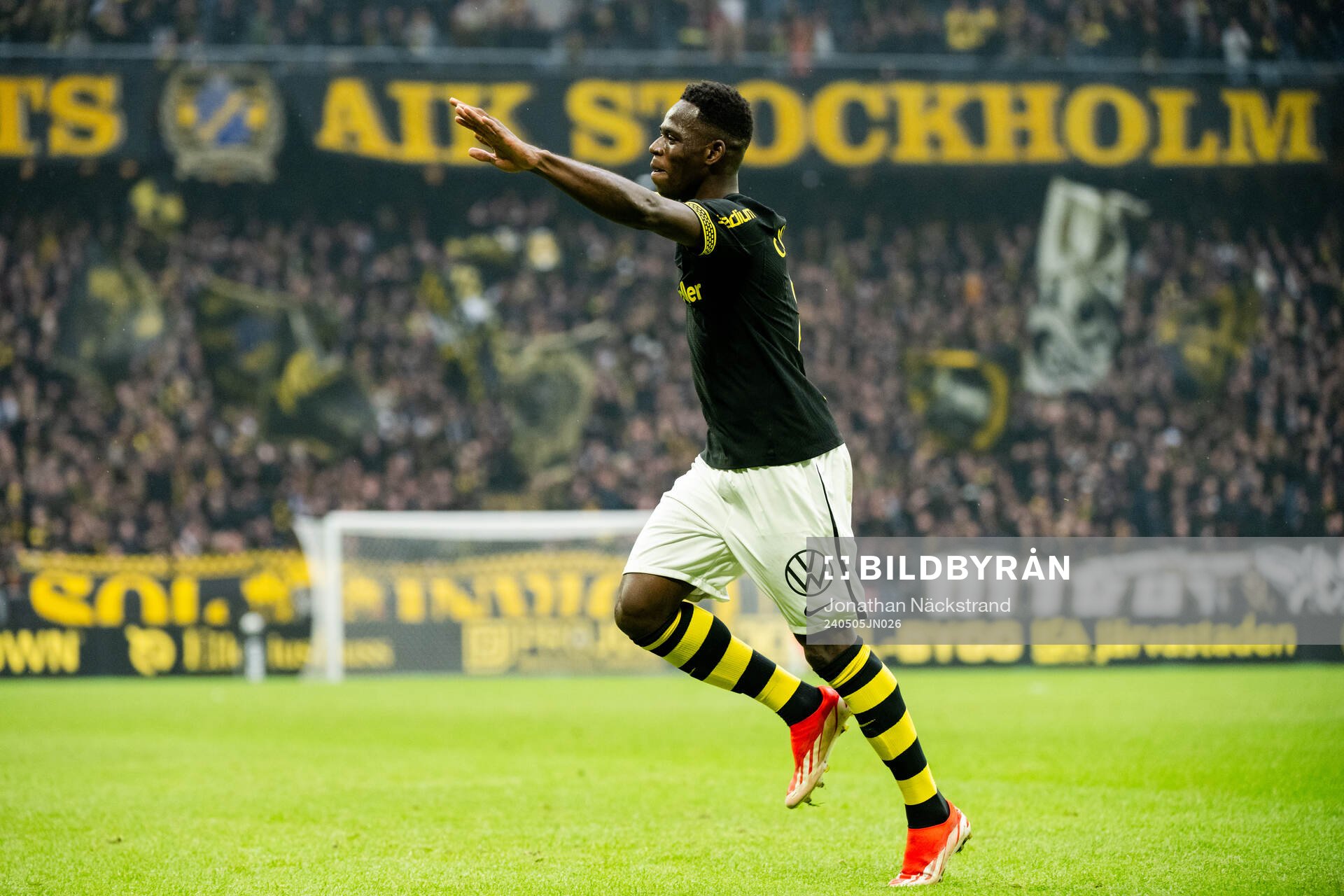 AIKs Ismaila Coulibaly jublar