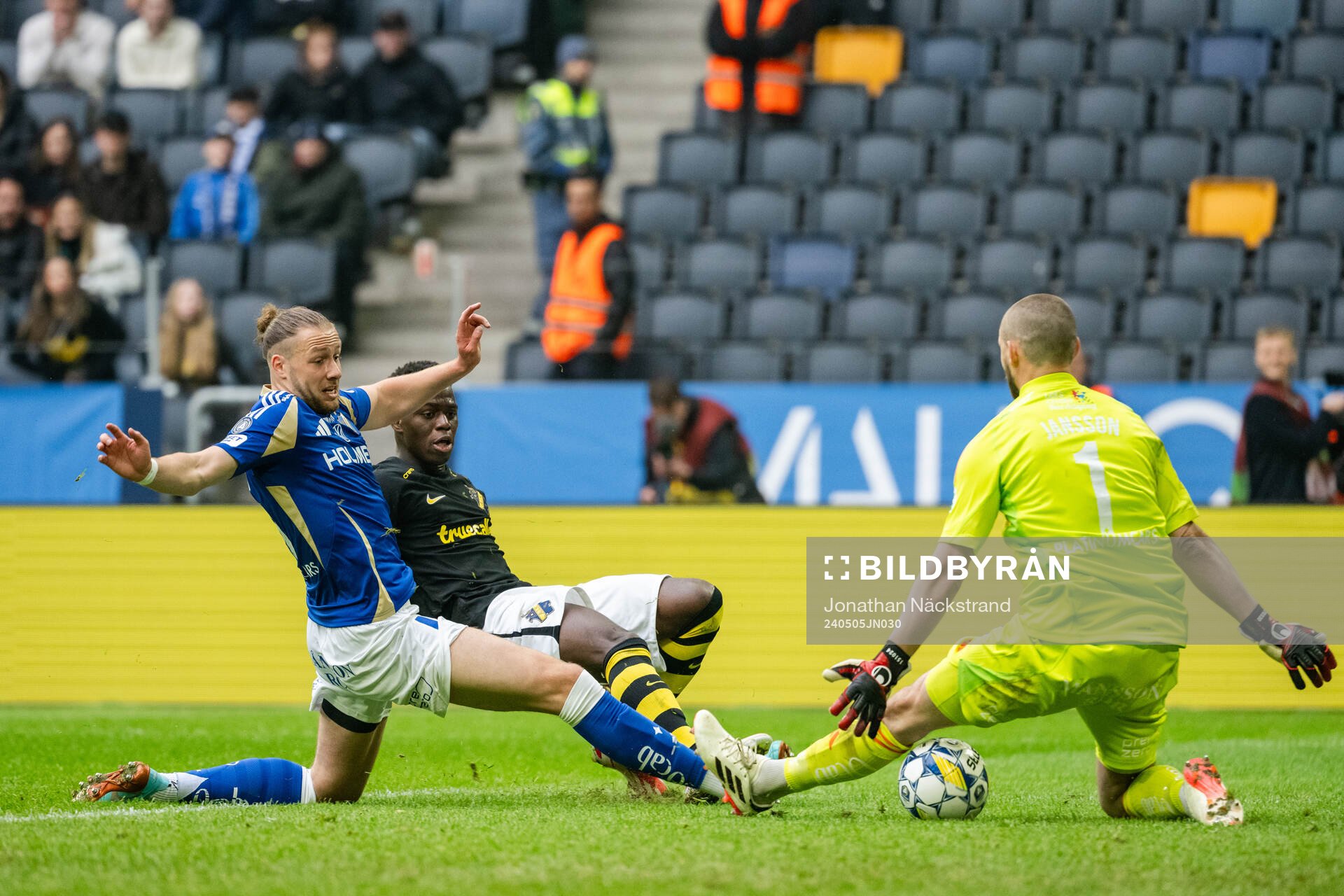 AIKs Ismaila Coulibaly gör 4-2 bakom IFK Norrköpings