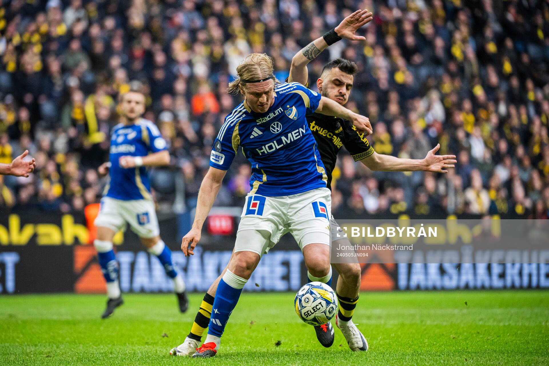 IFK Norrköpings Daniel Fritz Eid och AIKs Ioannis Pittas