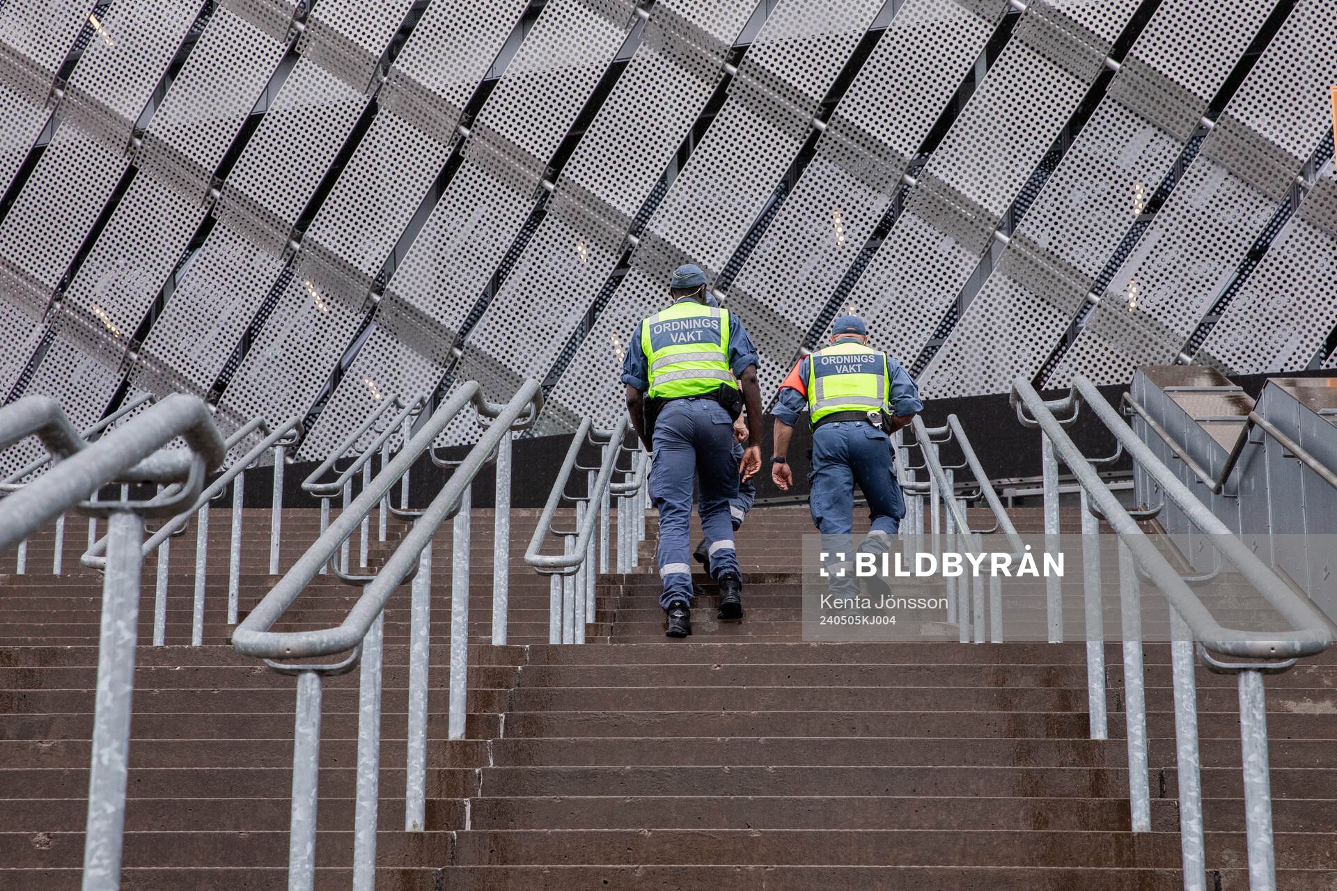 Ordningsvakter vid Tele2 Arena