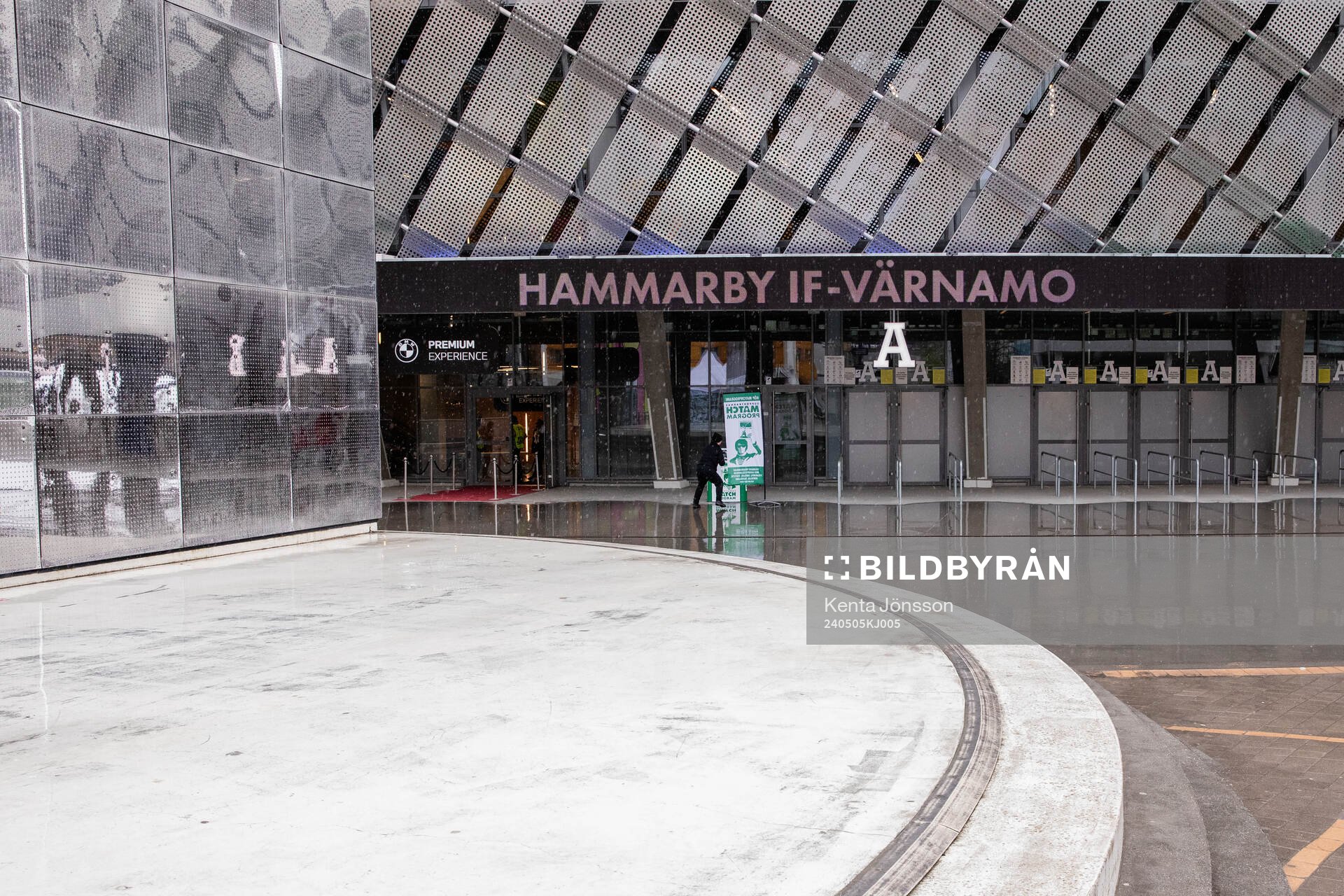 Exteriör av Tele2 Arena