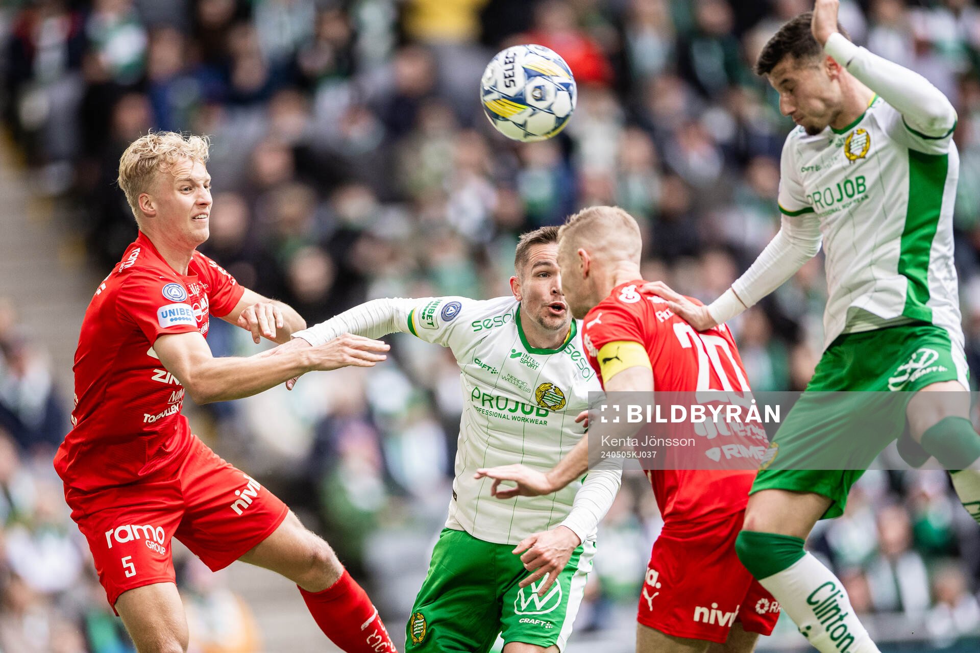 Värnamos Victor Larsson och Hammarbys Oscar Johansson