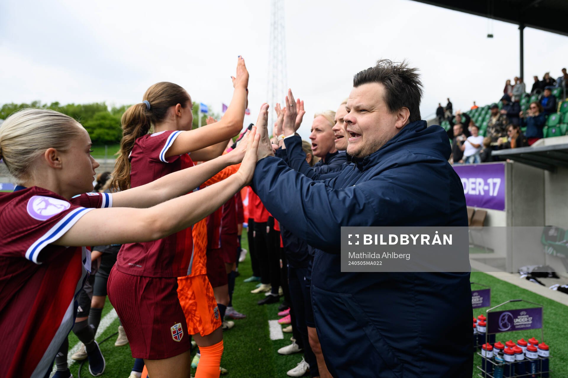 Head coach Børje Sørensen of Norway
