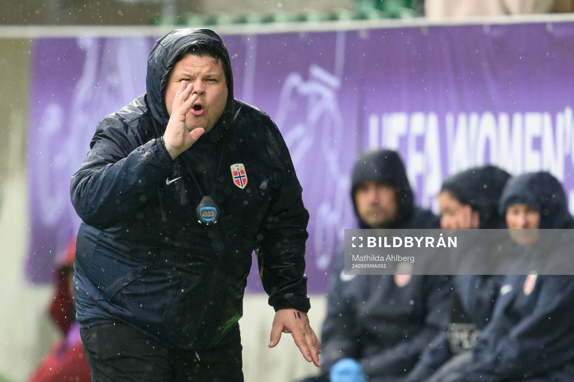Head coach Børje Sørensen of Norway