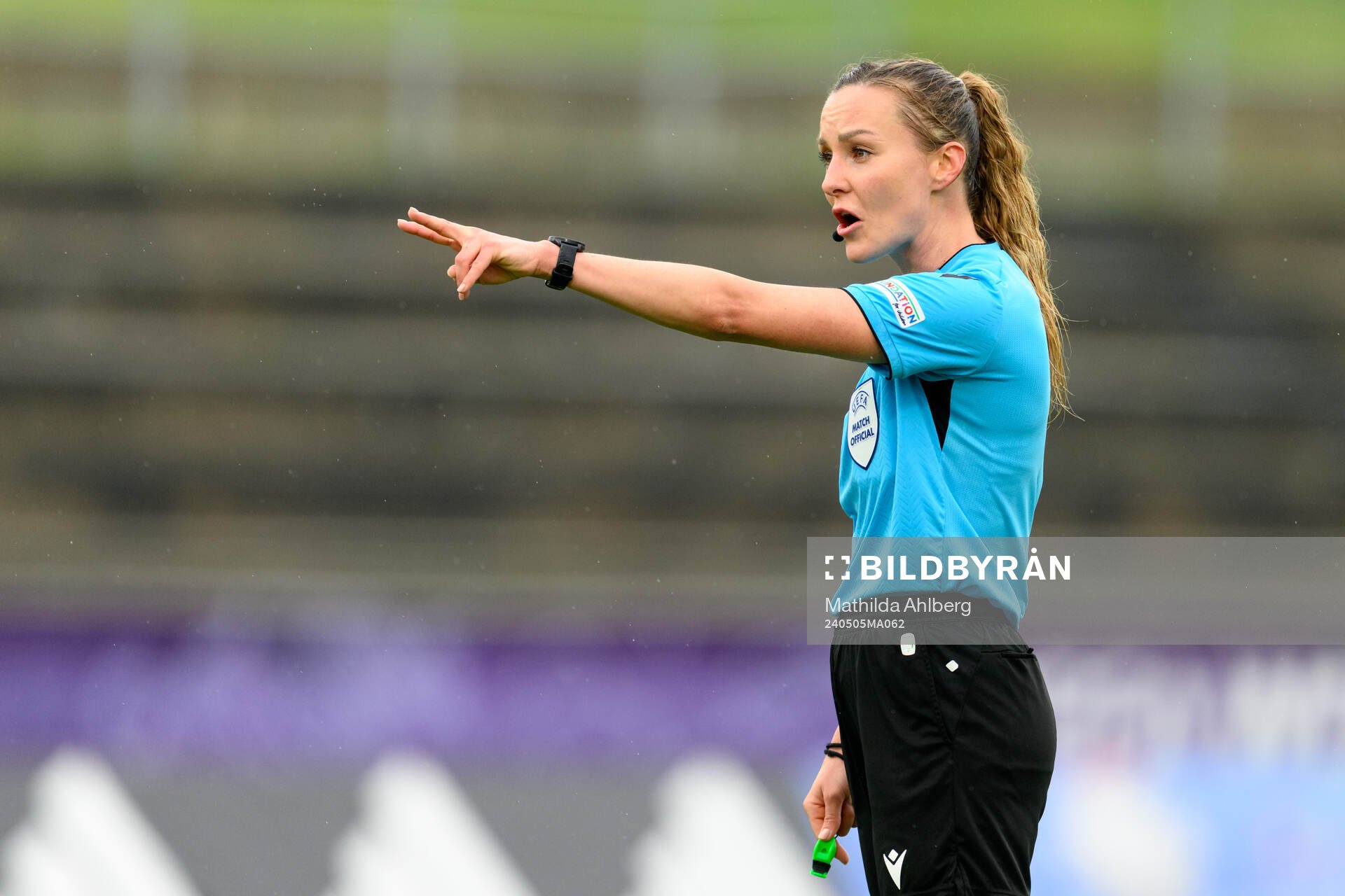 Referee Fabienne Michel