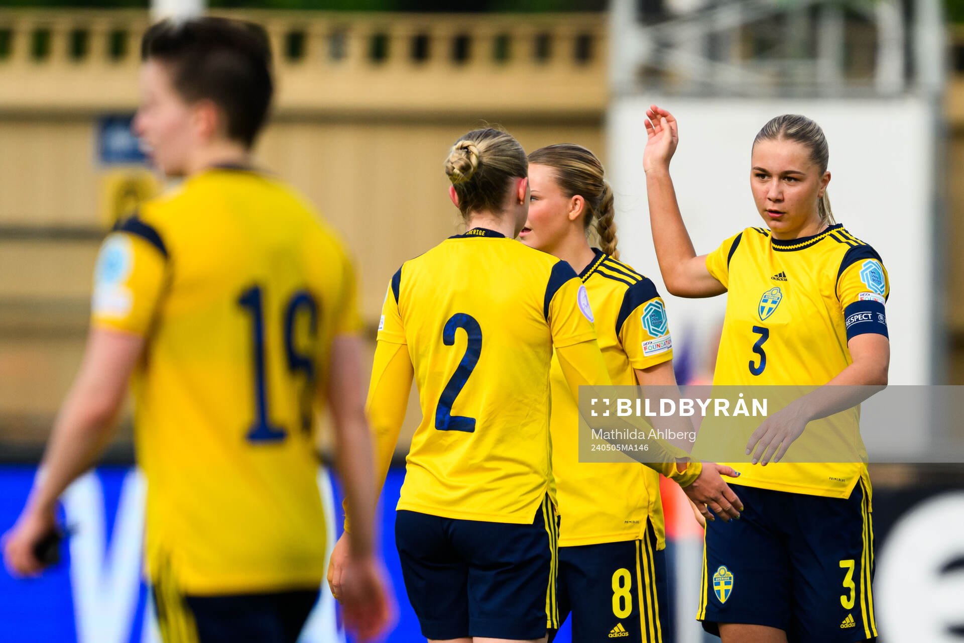 Alice Broman of Sweden looks dejected