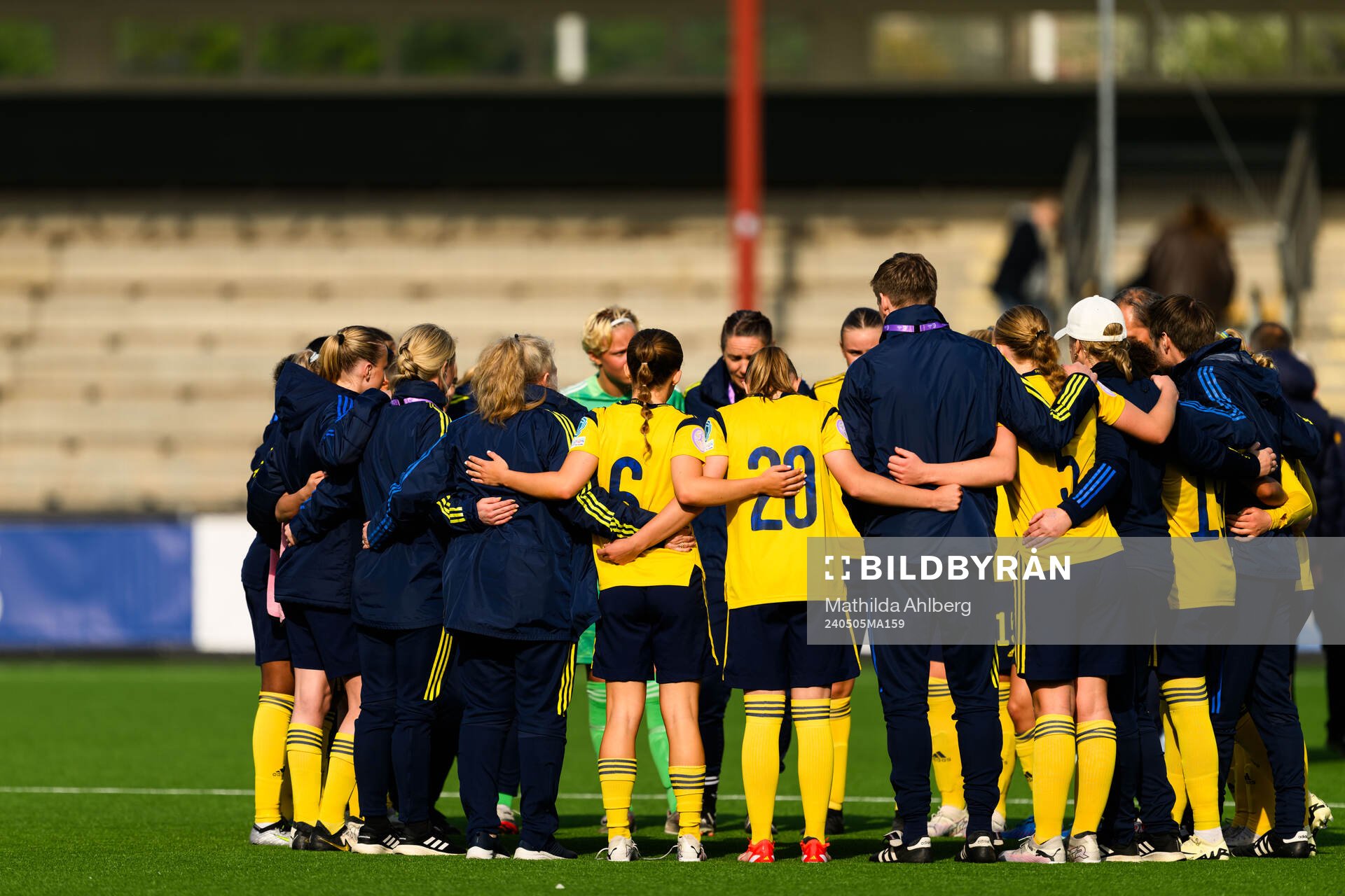 Nova Rolfsson of Sweden looks dejected