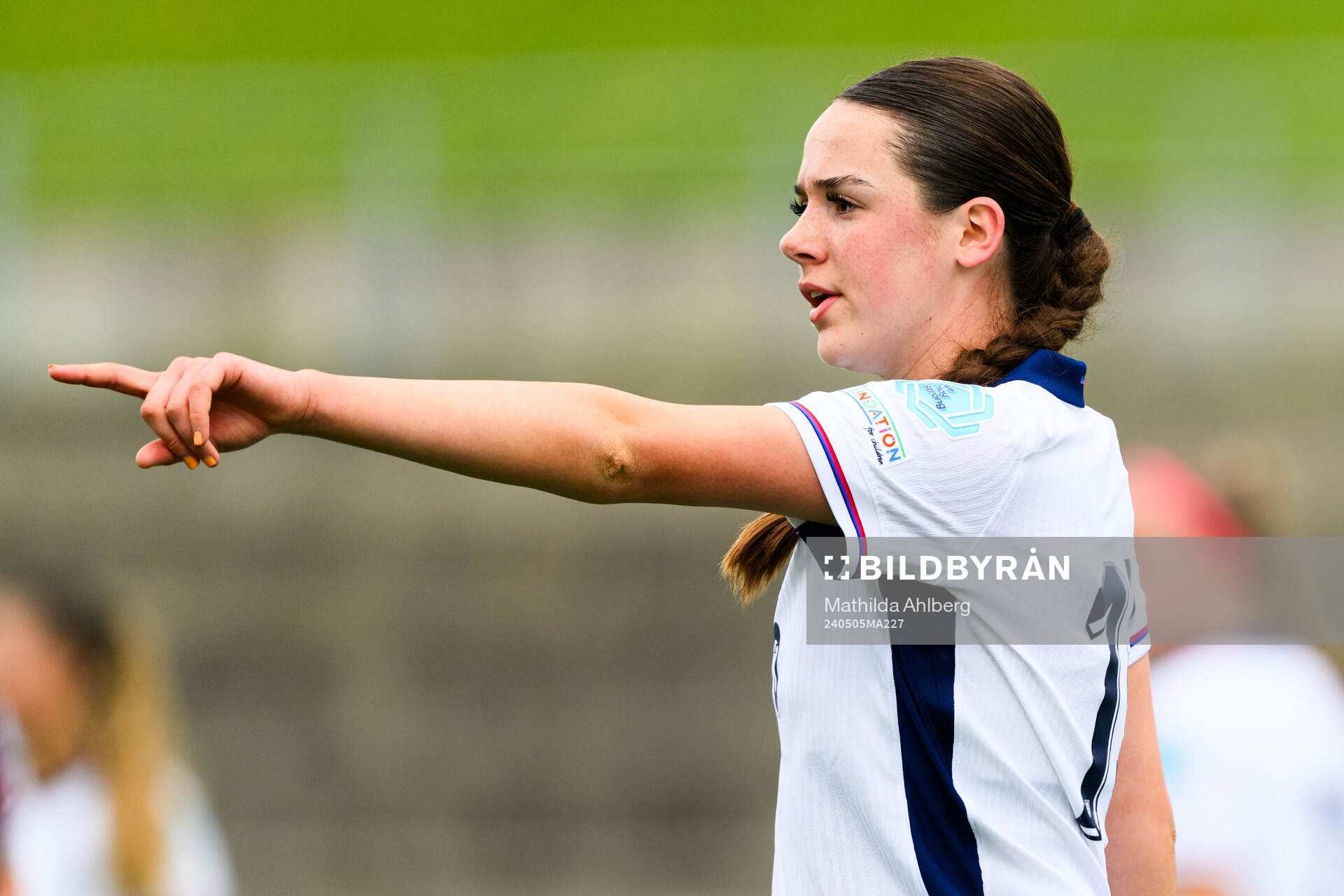 Niamh Peacock of England