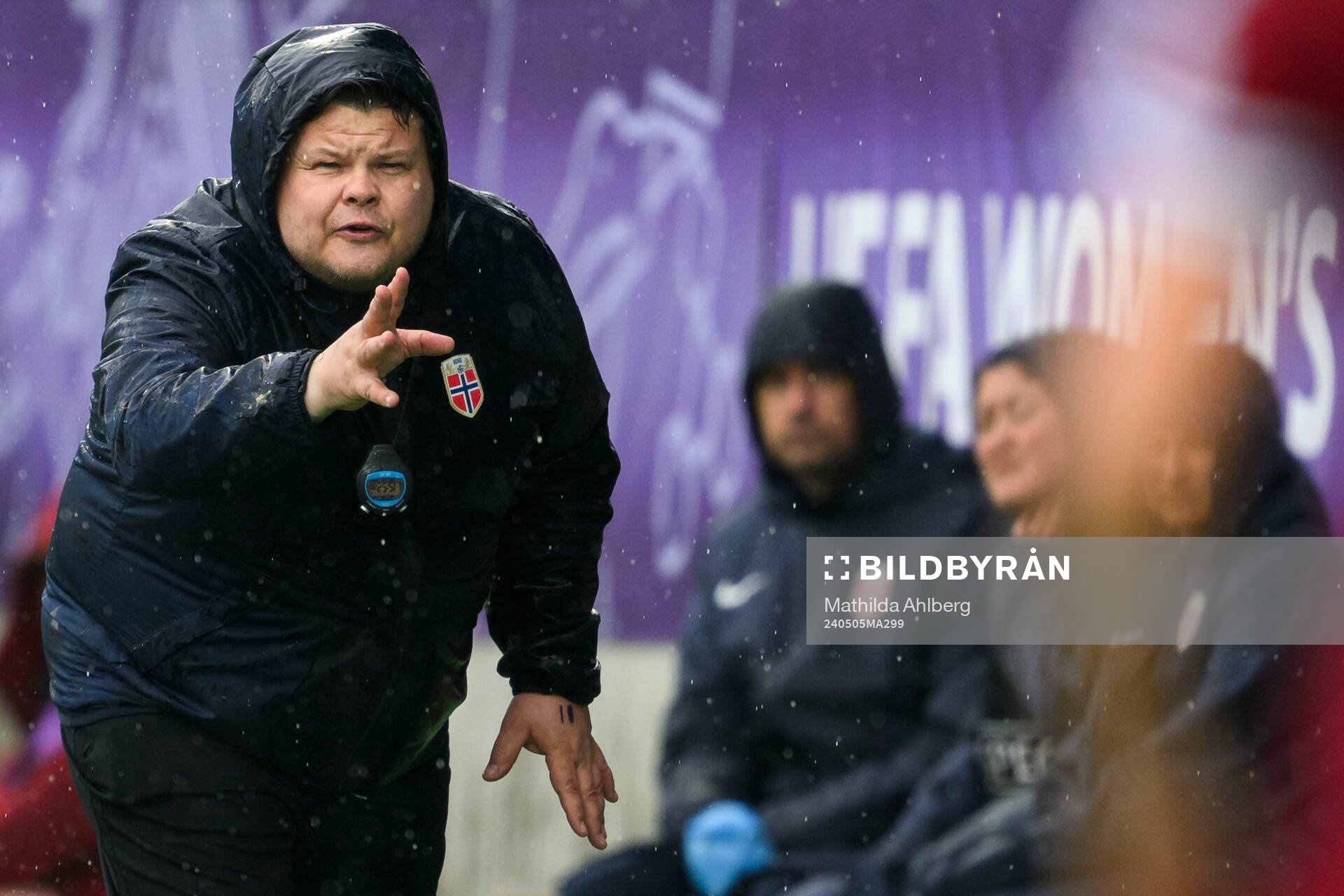Head coach Børje Sørensen of Norway