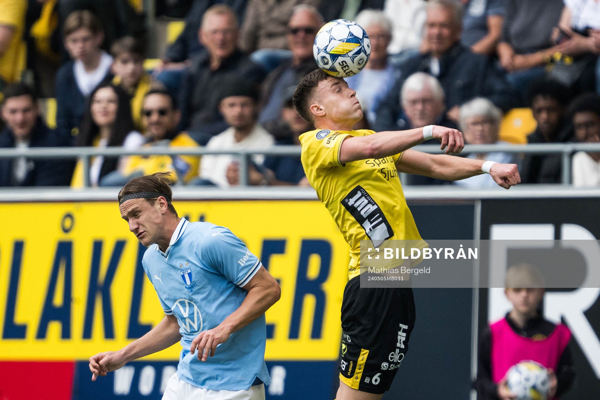 Malmö FFs Erik Botheim och Elfsborgs Andri Fannar