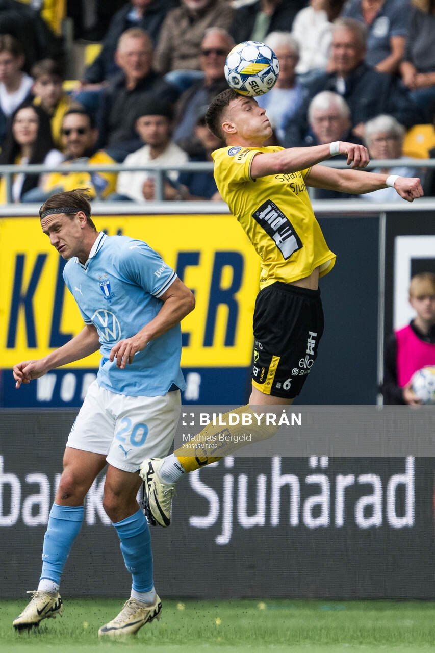 Malmö FFs Erik Botheim och Elfsborgs Andri Fannar