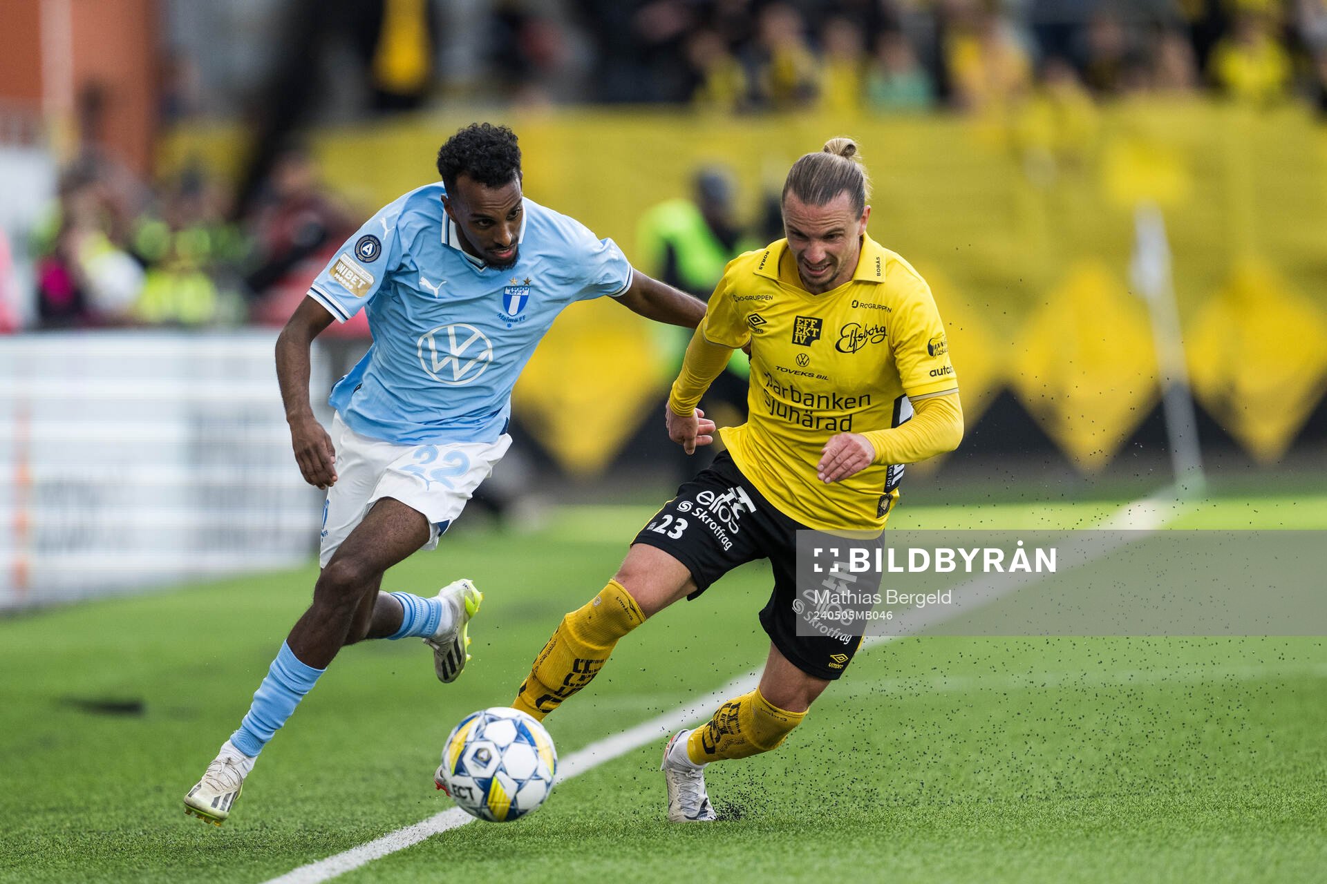 Malmö FFs Taha Ali och Elfsborgs Niklas Hult