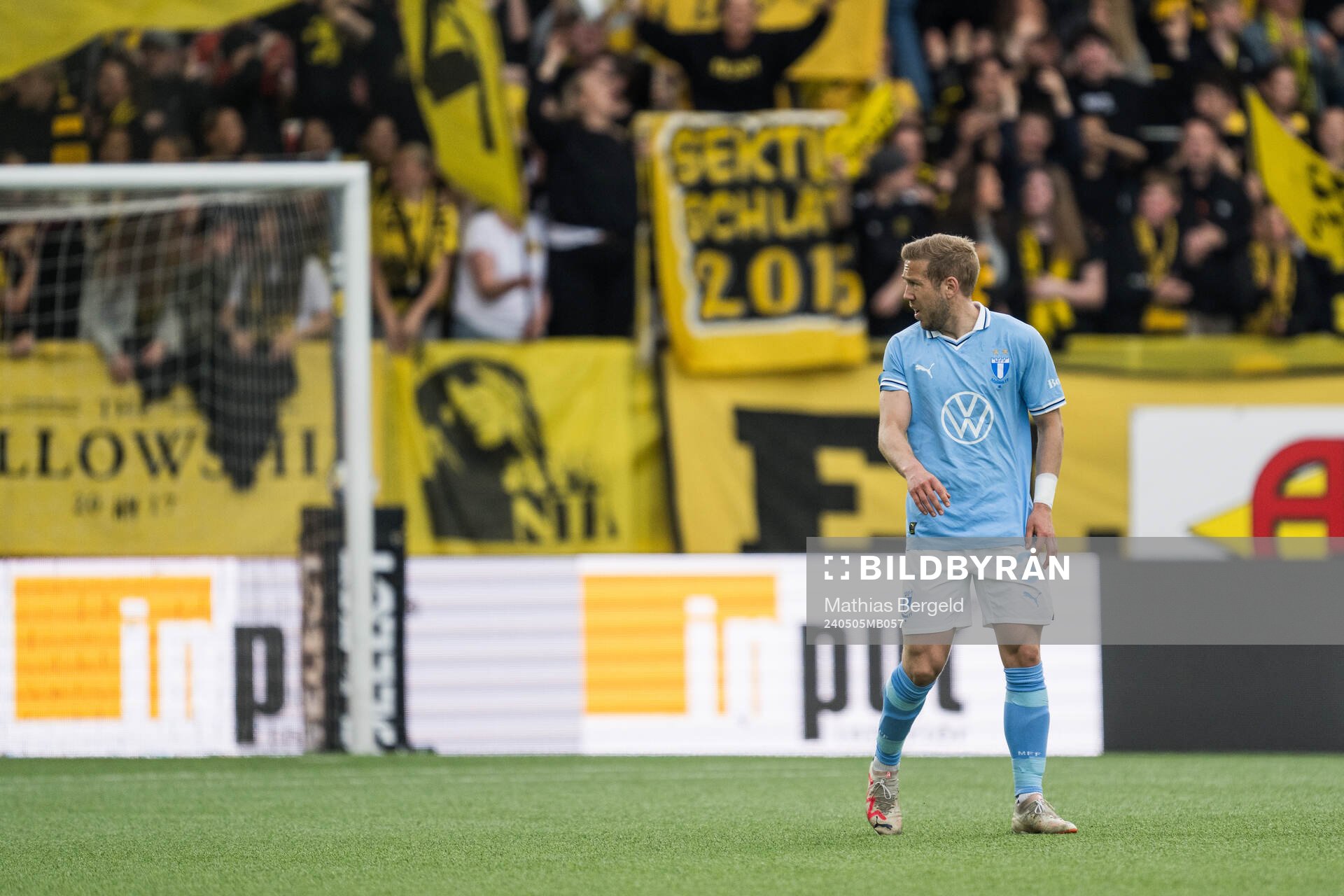 Malmö FFs Anton Tinnerholm deppar
