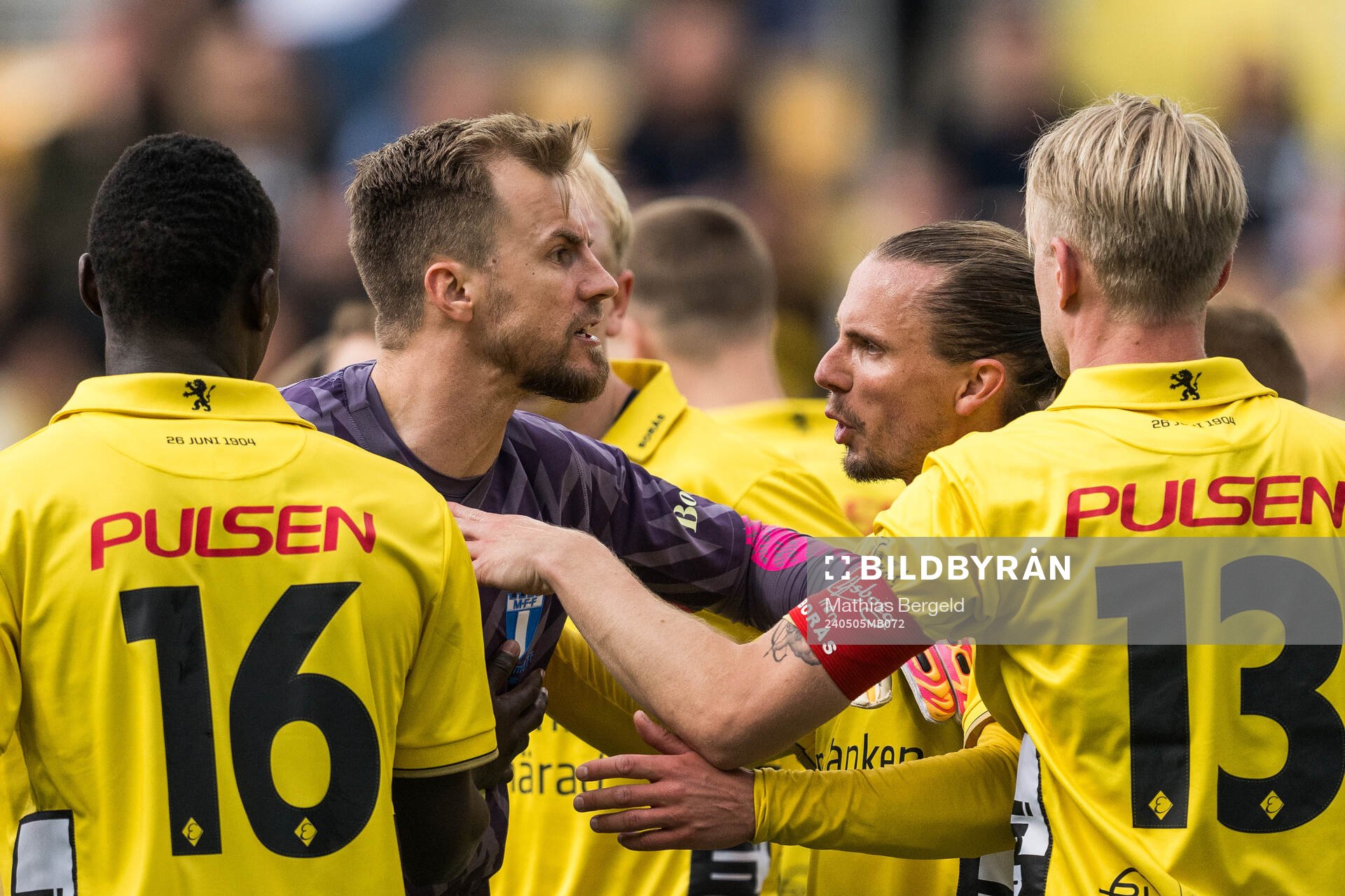 Malmö FFs målvakt Ricardo Friedrich och Elfsborgs Niklas