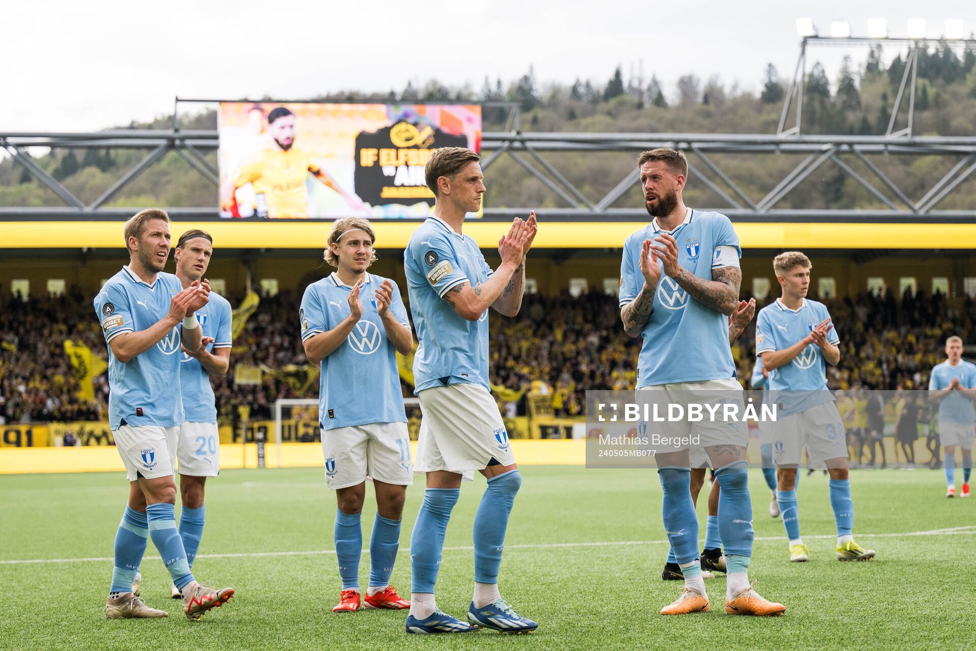 Malmö FFs Anton Tinnerholm , Sebastian Nanasi , Erik