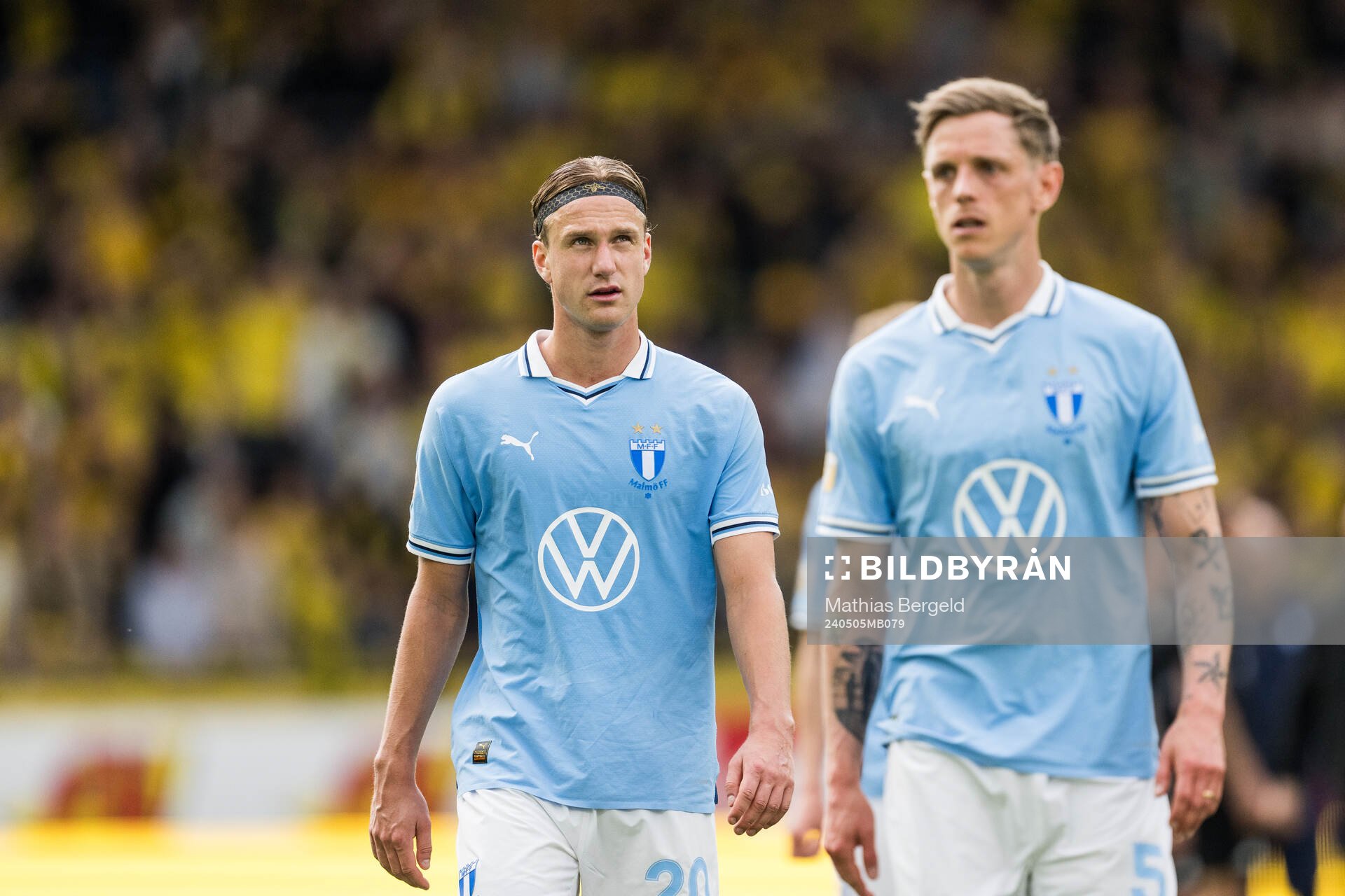 Malmö FFs Erik Botheim och Søren Rieks deppar