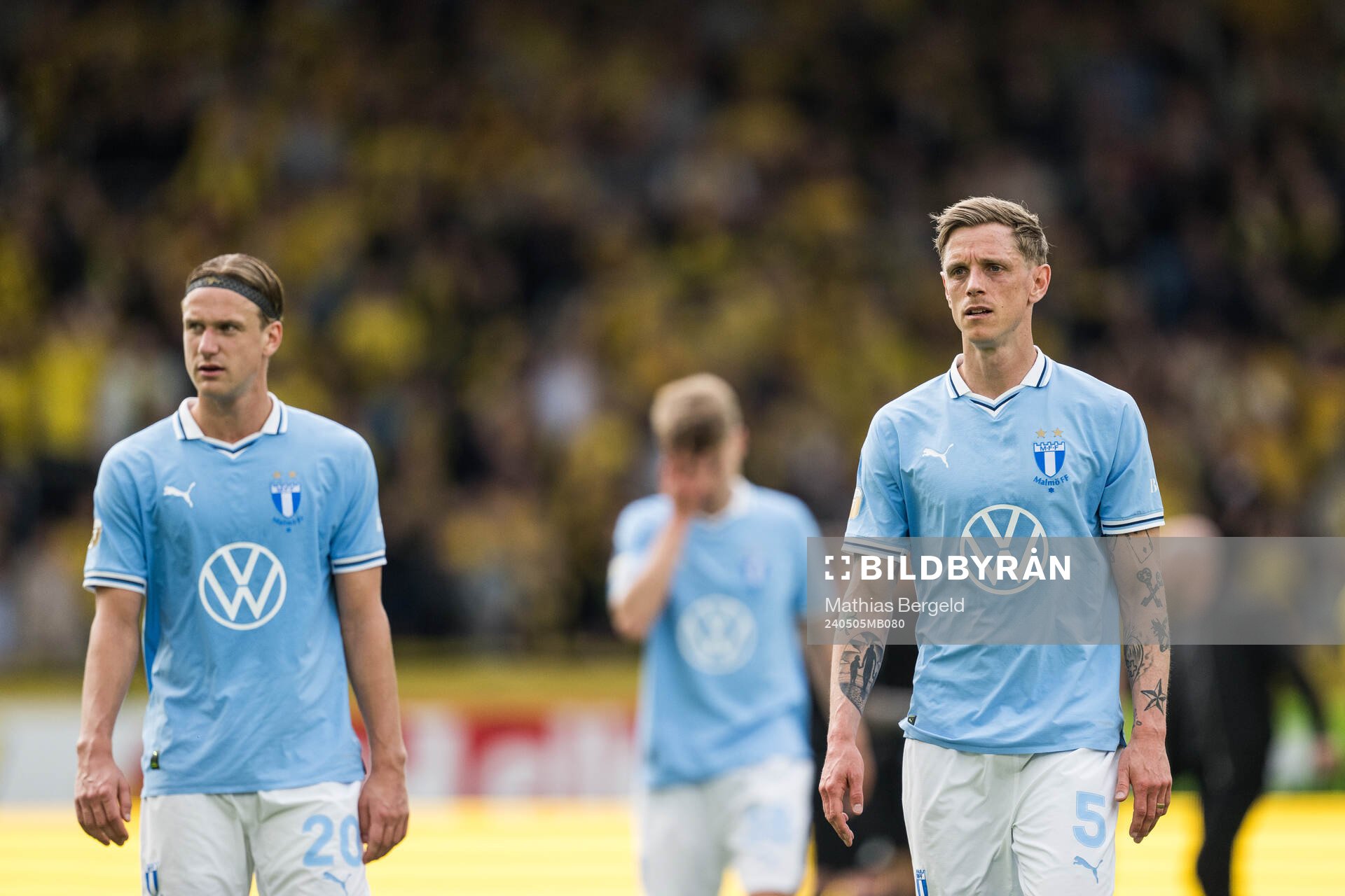 Malmö FFs Erik Botheim och Søren Rieks deppar