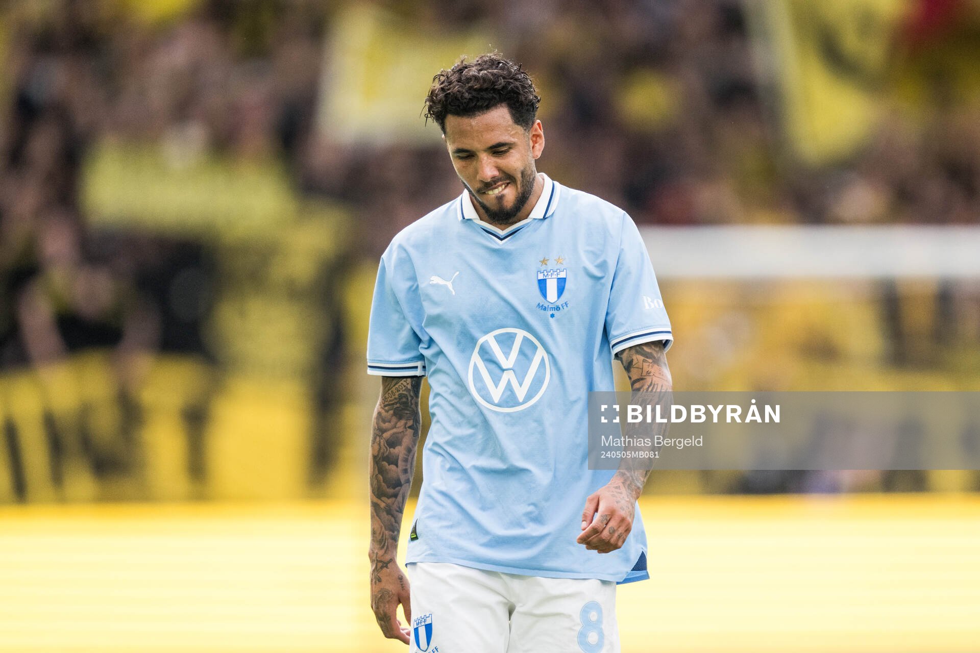 Malmö FFs Sergio Pena  deppar
