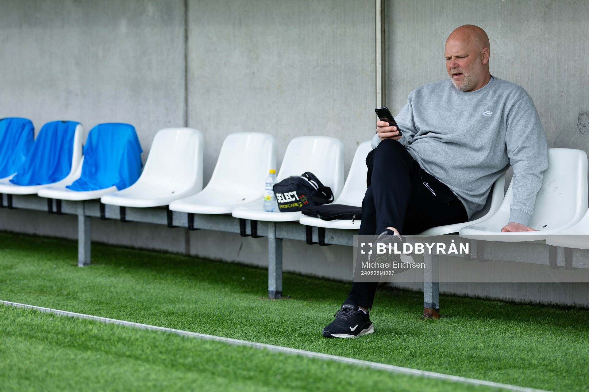 Brommapojkarnas sportchef Staffan Jacobsson innan