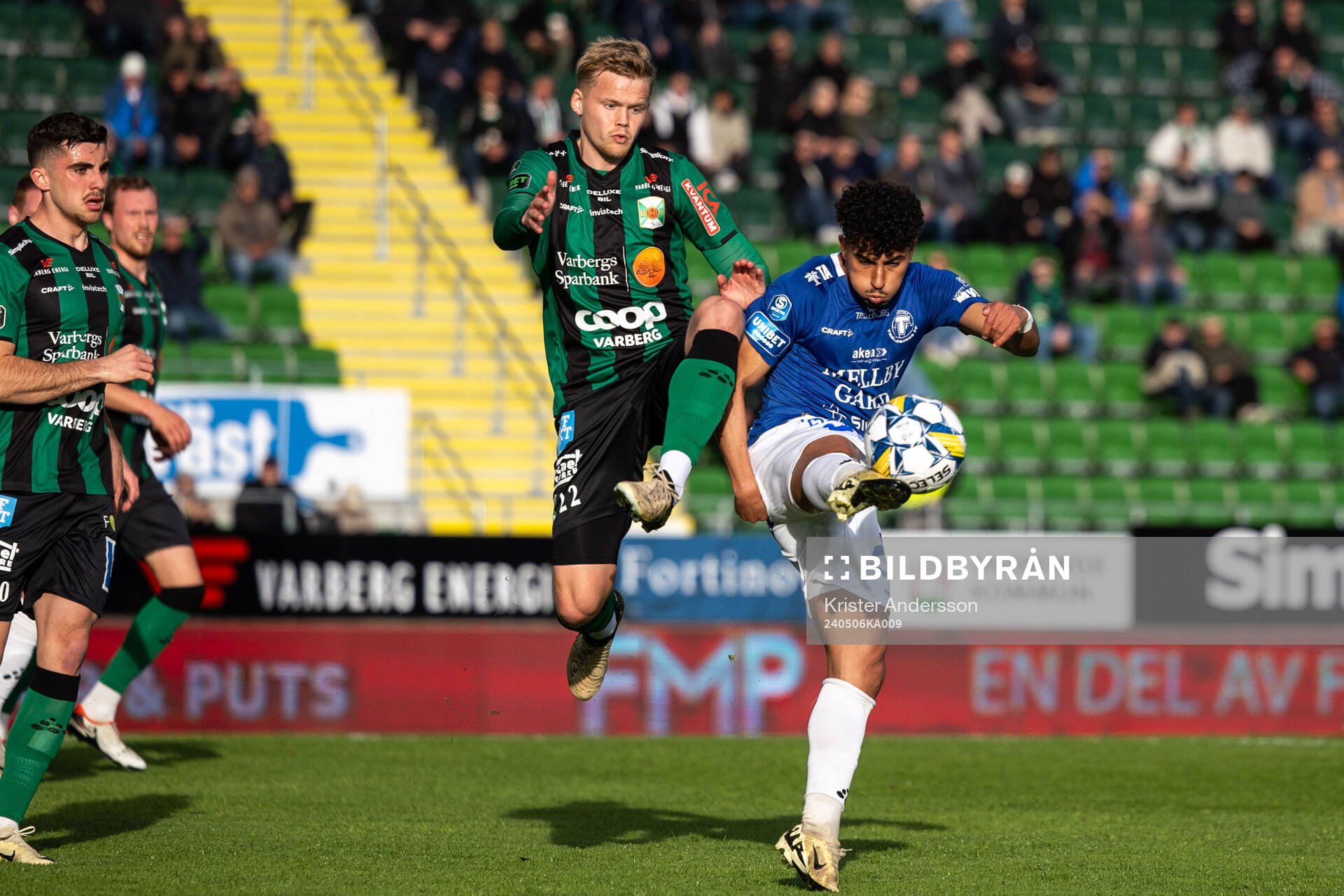Varbergs Leo Frigell Jansson och Trelleborgs Othmane Salama