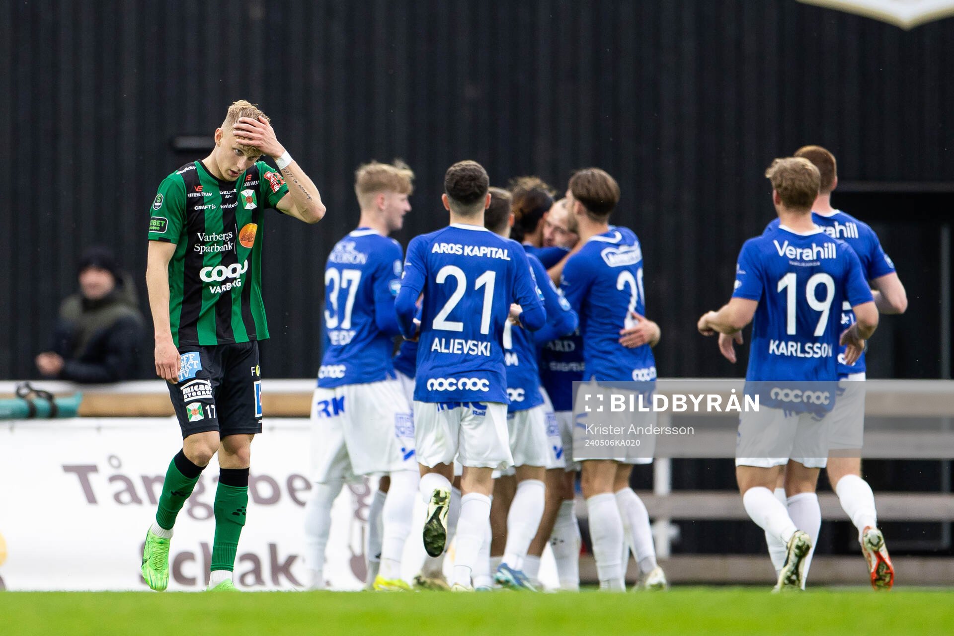 Varbergs Liam Olausson deppar