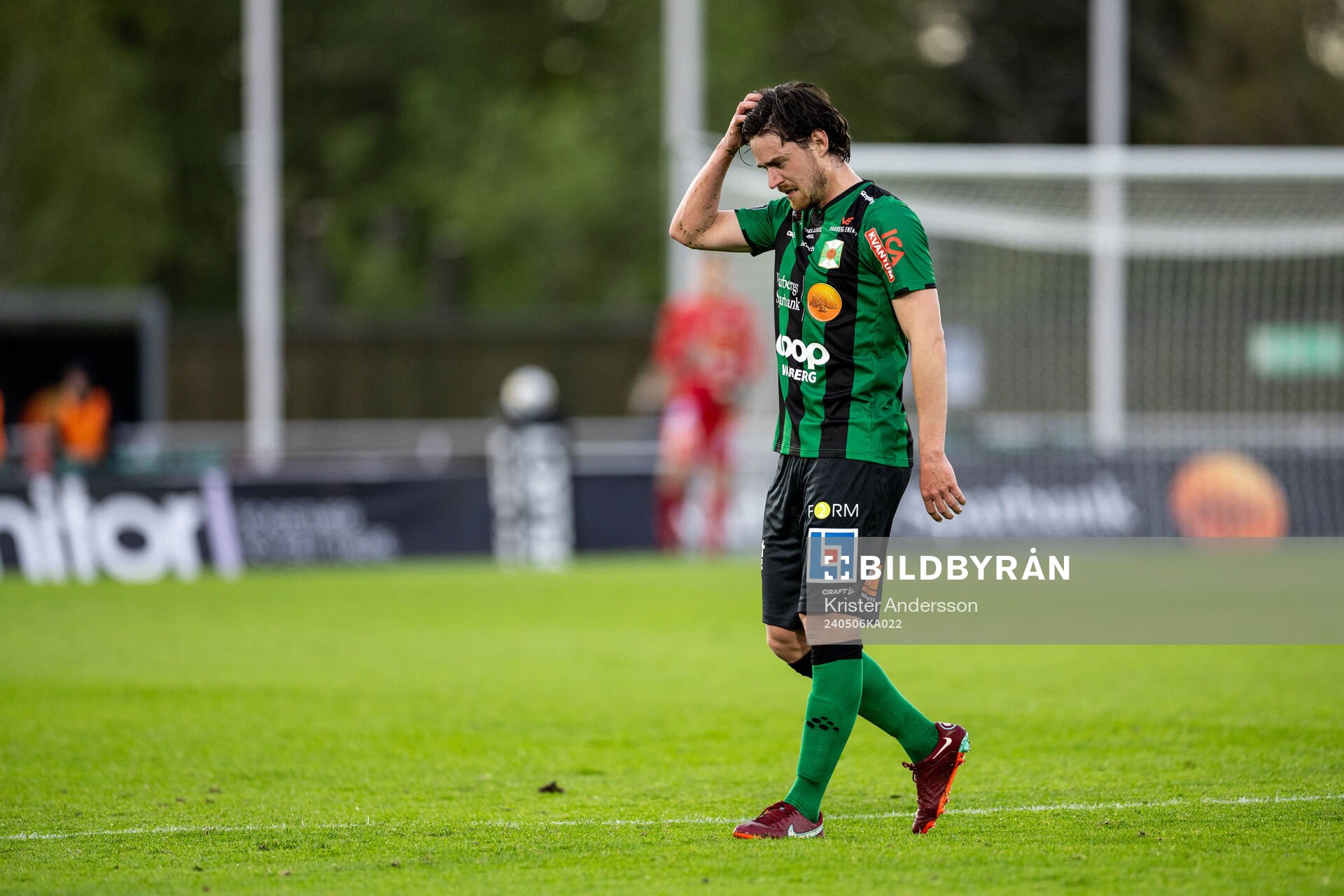 Varbergs Robin Tranberg deppar