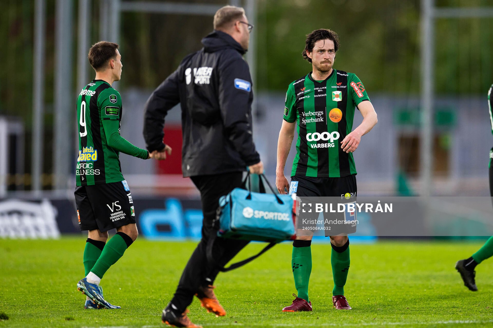 Varbergs Robin Tranberg får rött kort