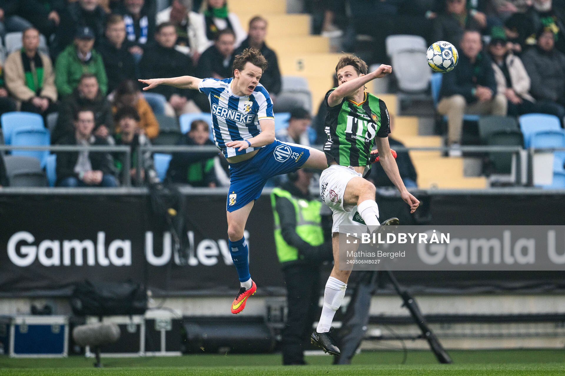 IFK Göteborgs Kolbeinn Thordarson och GAIS Axel Henriksson