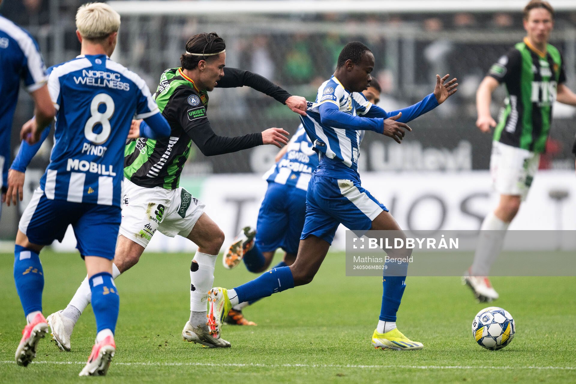 GAIS William Milovanovic och IFK Göteborgs Malick Junior