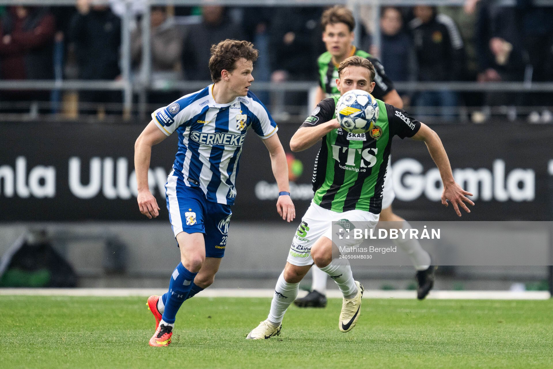 IFK Göteborgs Kolbeinn Thordarson och GAIS Jack Cooper-Love
