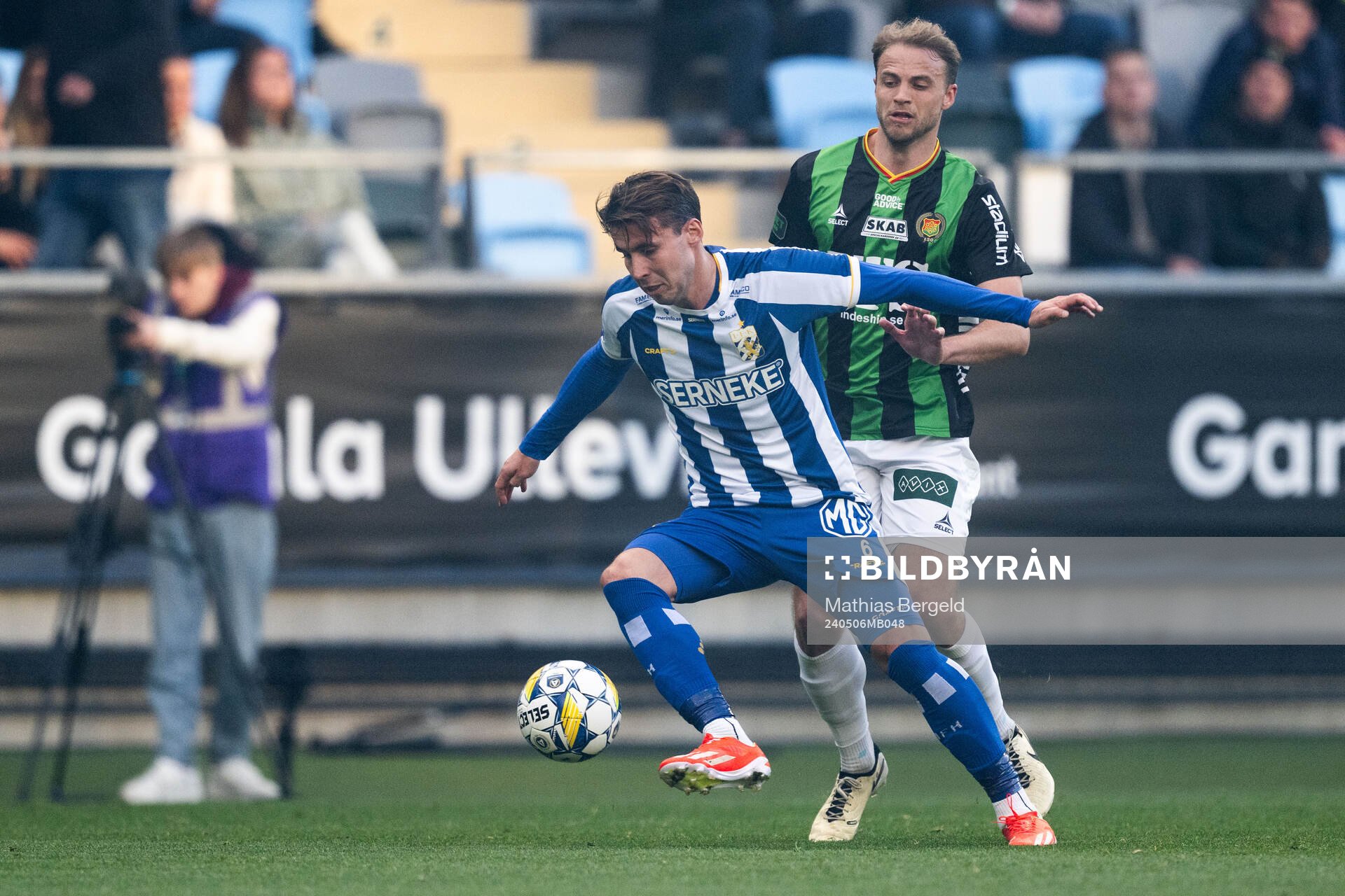IFK Göteborgs Anders Trondsen och GAIS Gustav Lundgren