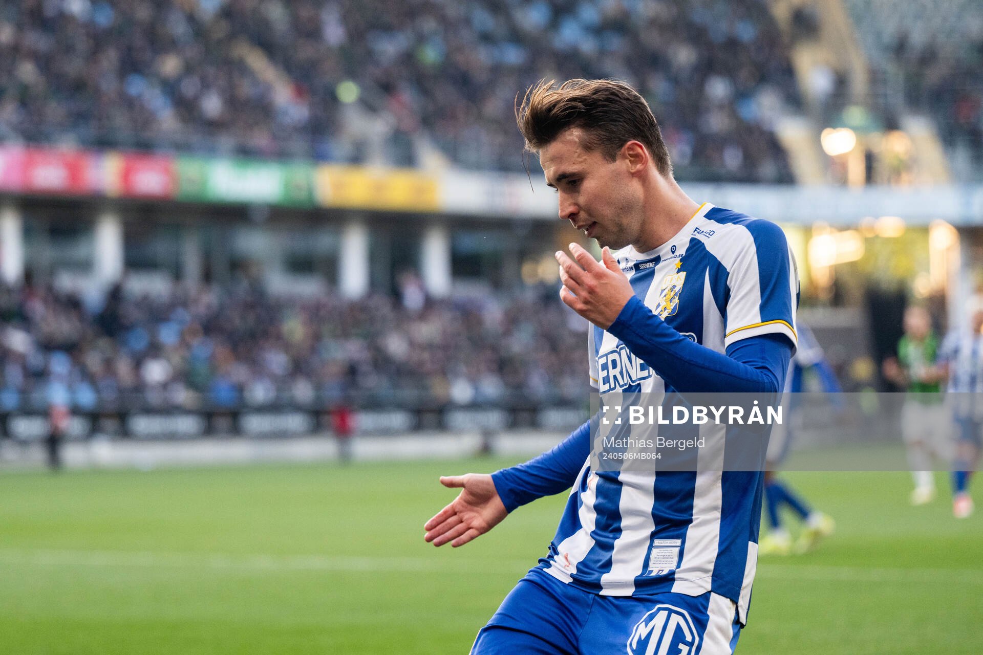 IFK Göteborgs Anders Trondsen deppar